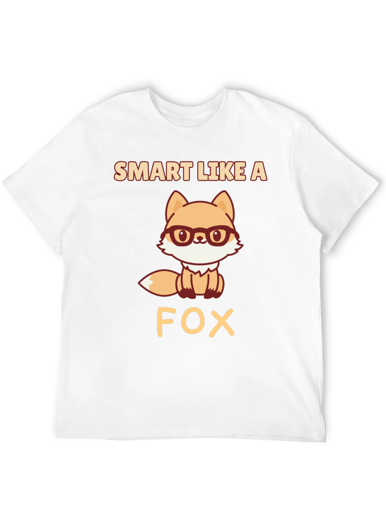 Black Smart Like A Fox T-Shirt, Geeky Animal Tee view 12