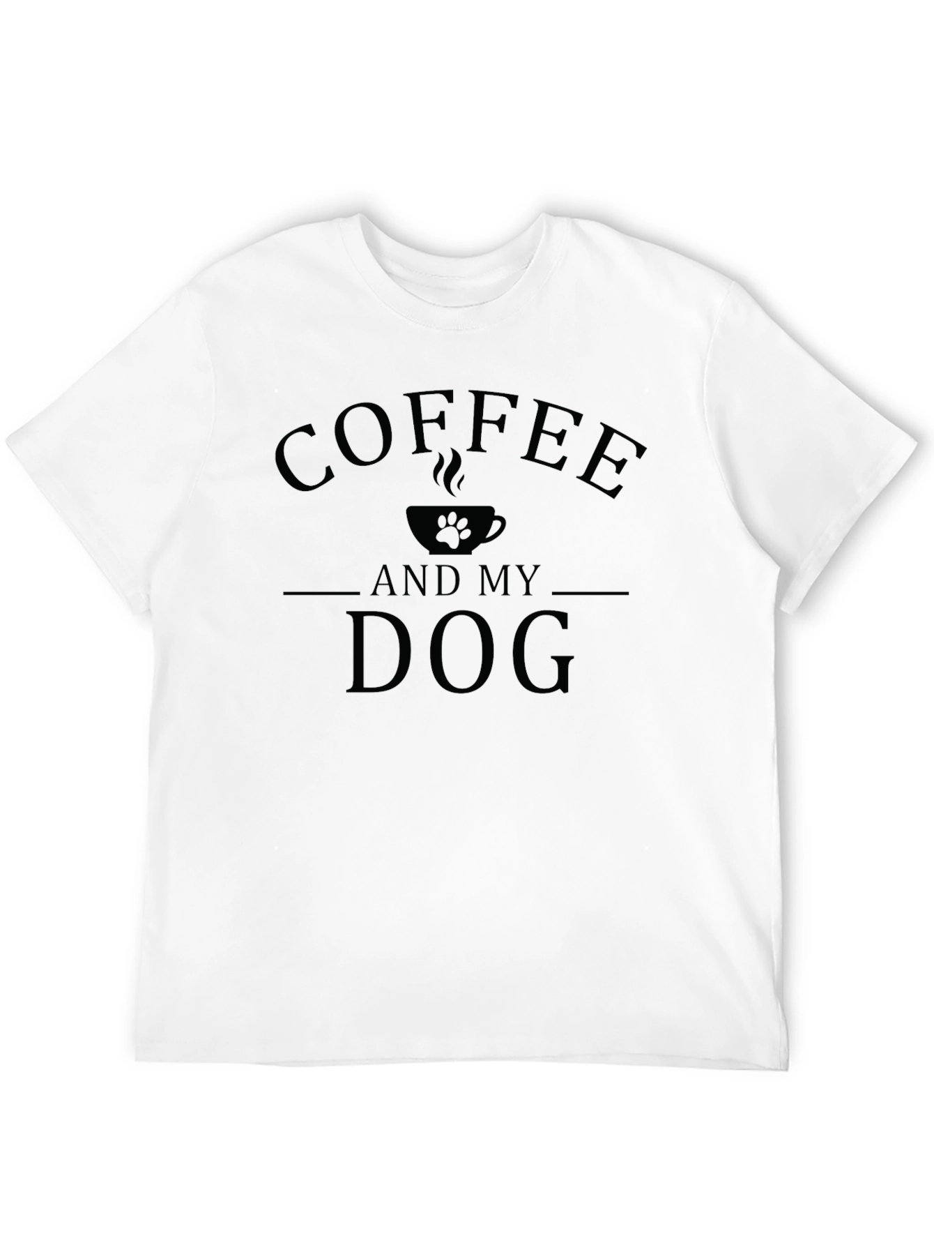 Black Coffee and My Dog Black Graphic Tee view 12