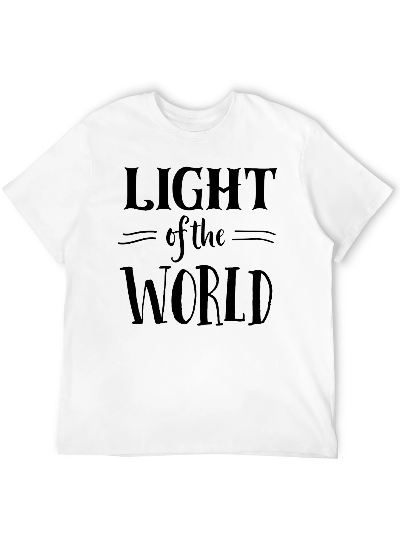 Black Light of the World Black Graphic Tee view 12