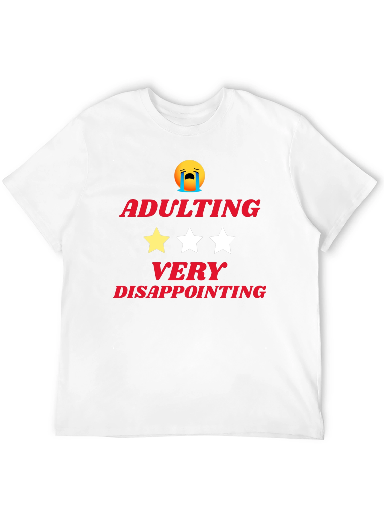 Black Adulting Disappointing T-Shirt view 12