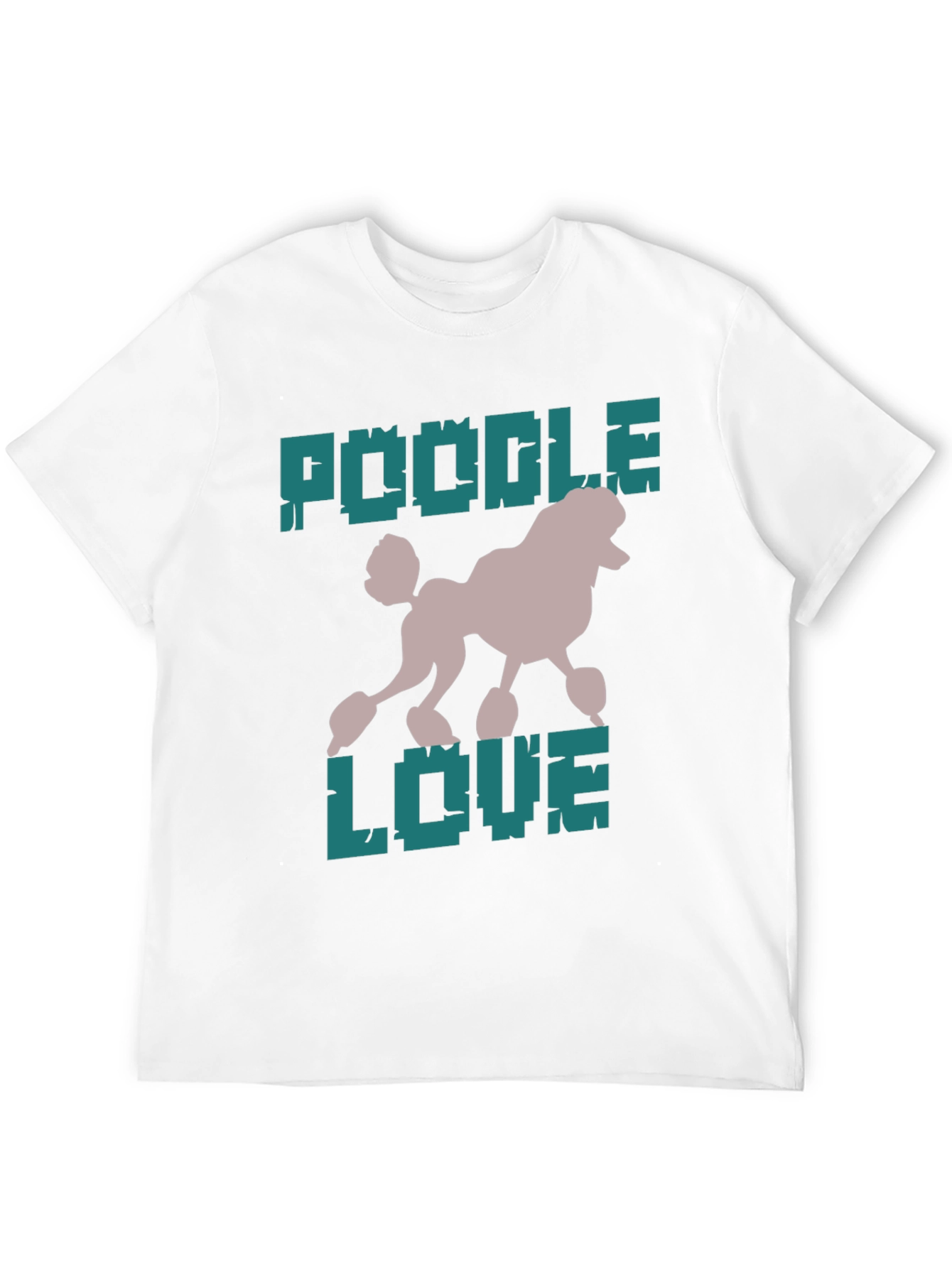 Black Poodle Love Graphic T-Shirt view 12