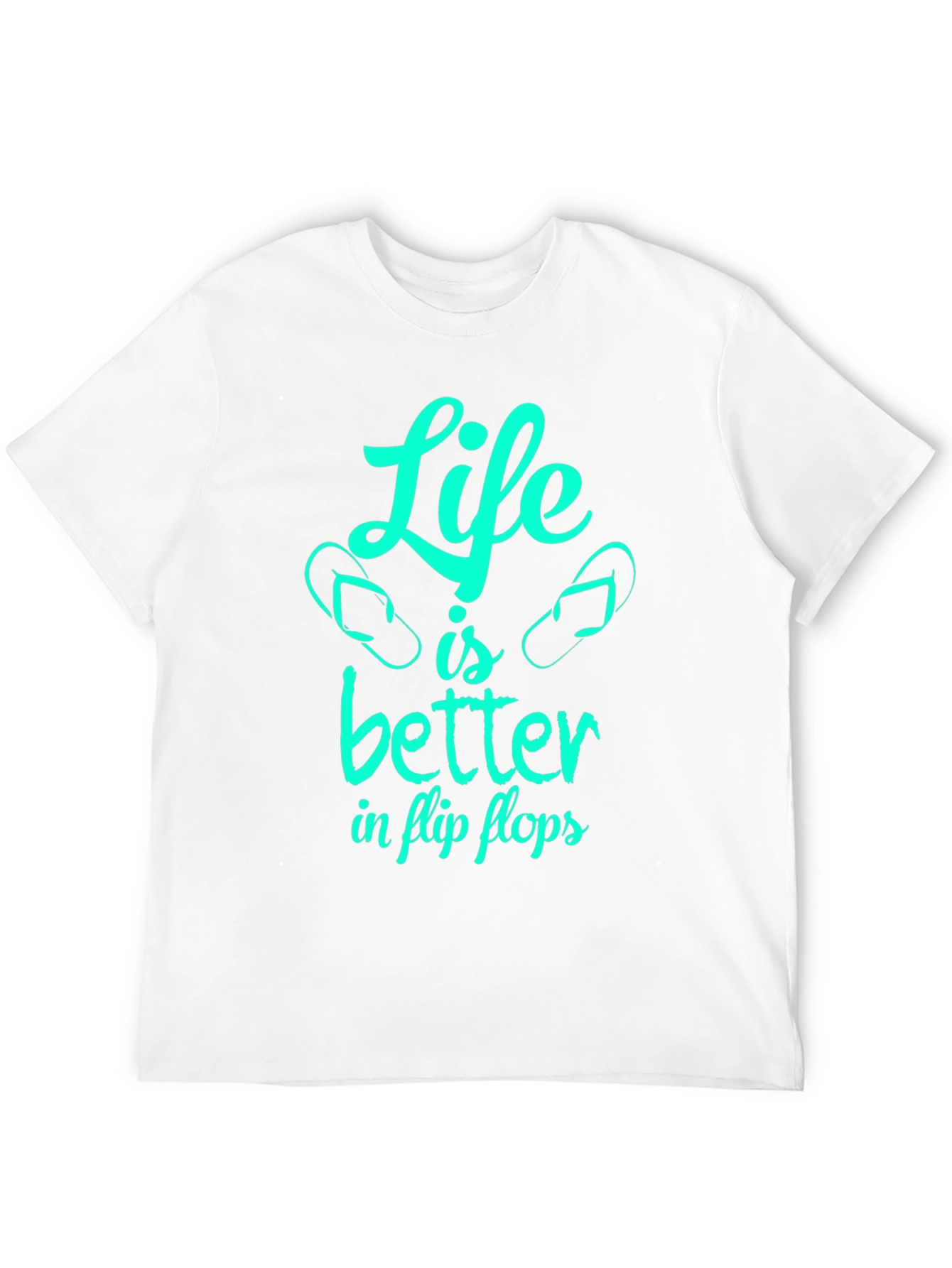 Black Life is Better in Flip Flops - Graphic T-Shirt view 12