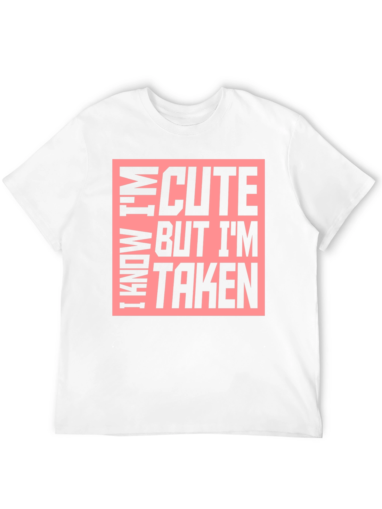 Black Cute But Taken Graphic T-Shirt view 12