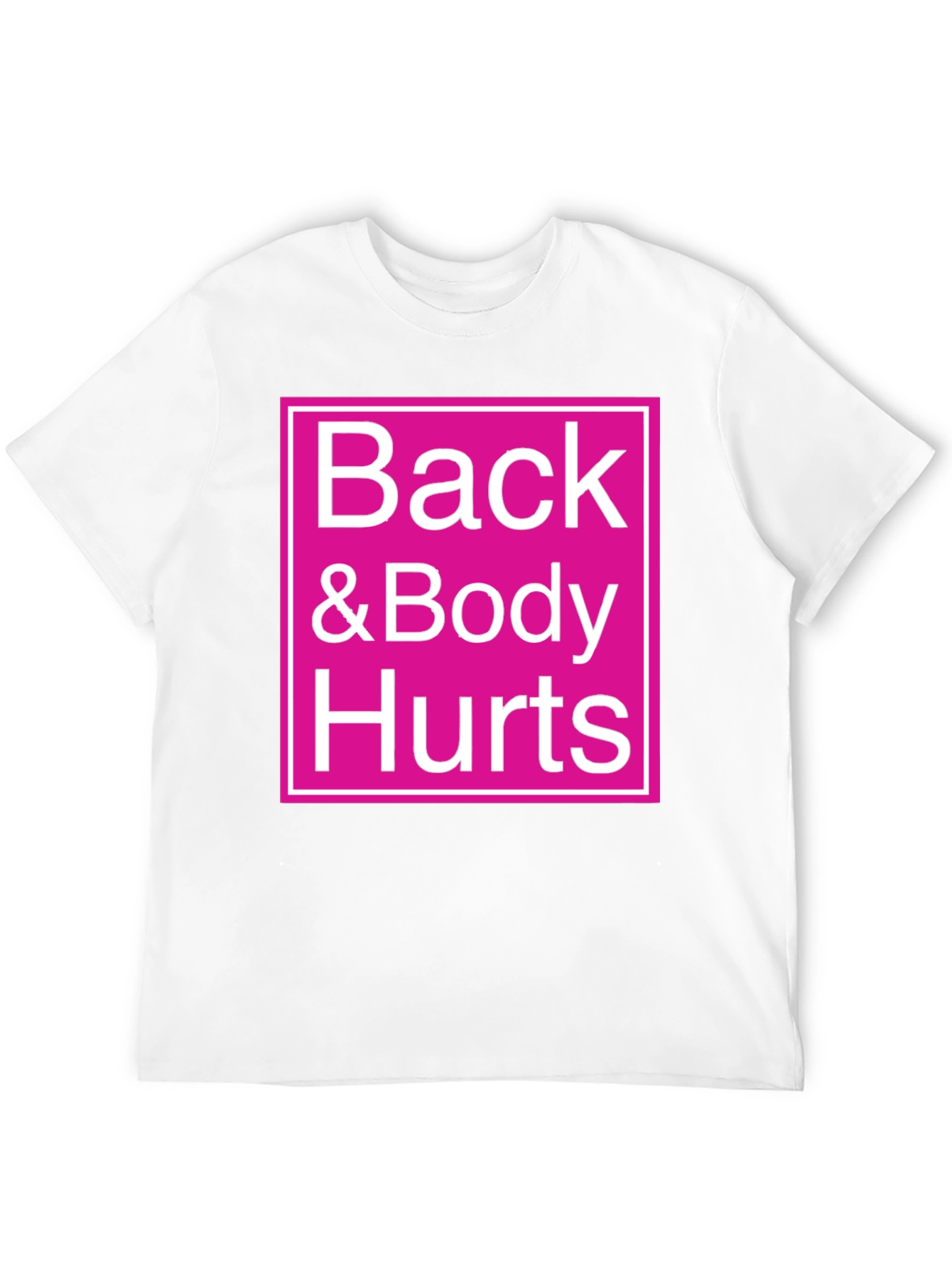 Black Back & Body Hurts Graphic Tee - Black view 12