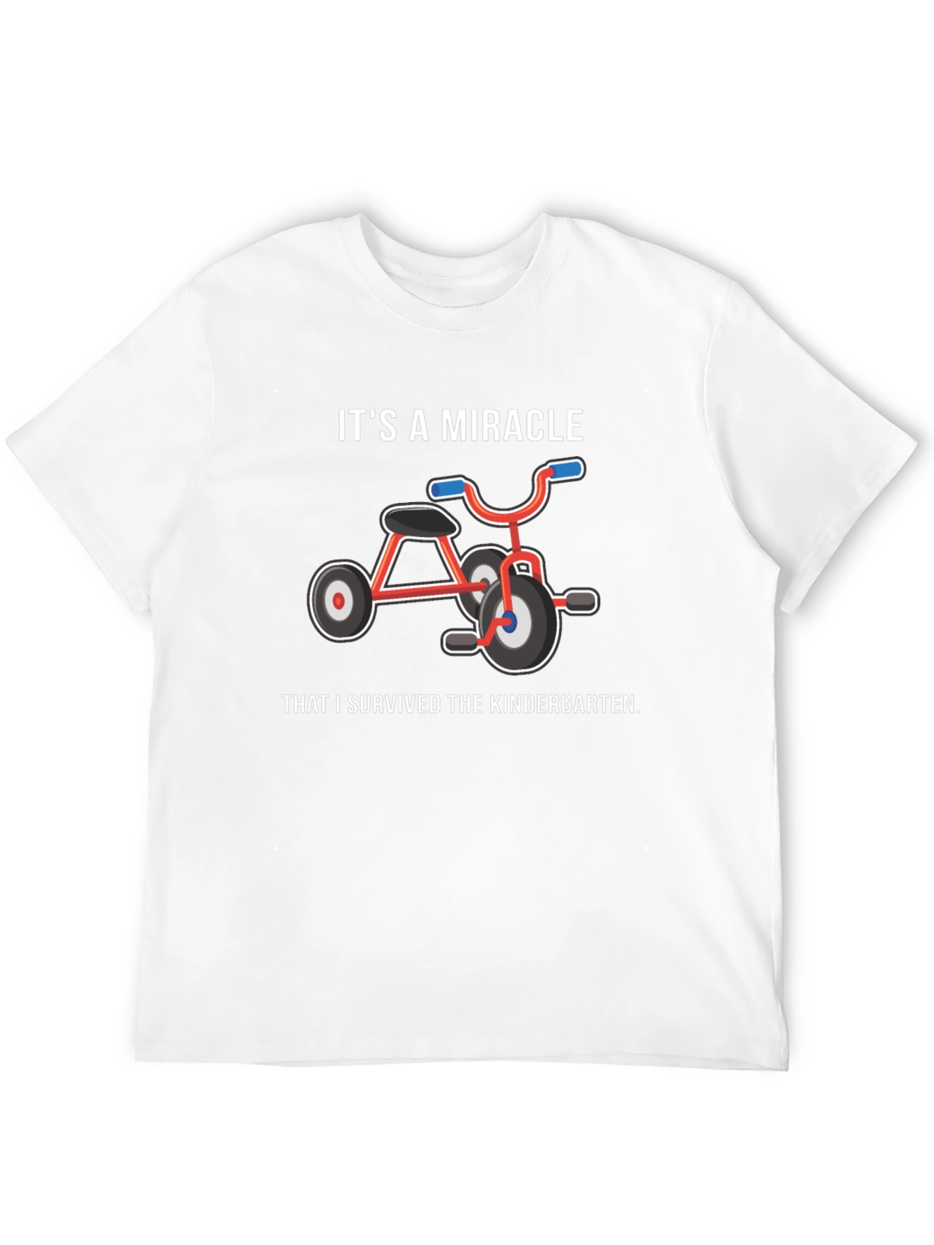 Black It's A Miracle Kindergarten Survivor T-Shirt view 12