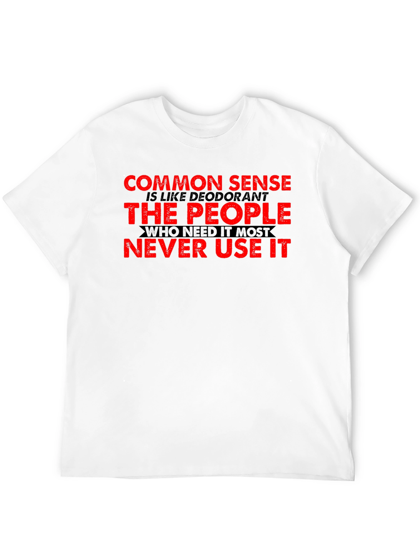 Black Common Sense Deodorant Graphic Tee view 12