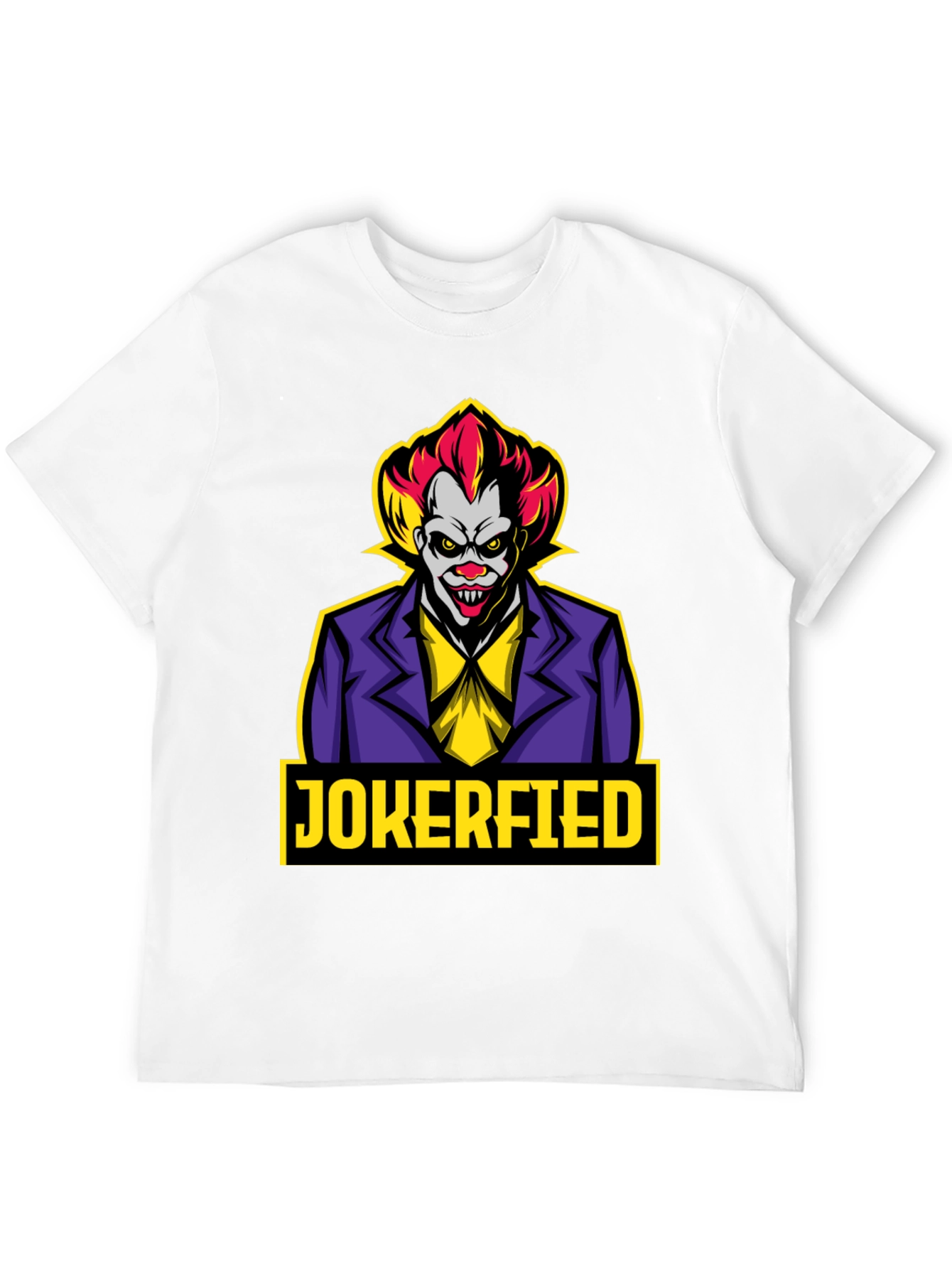 Black Jokerfied T-Shirt - Clown Graphic Tee view 12
