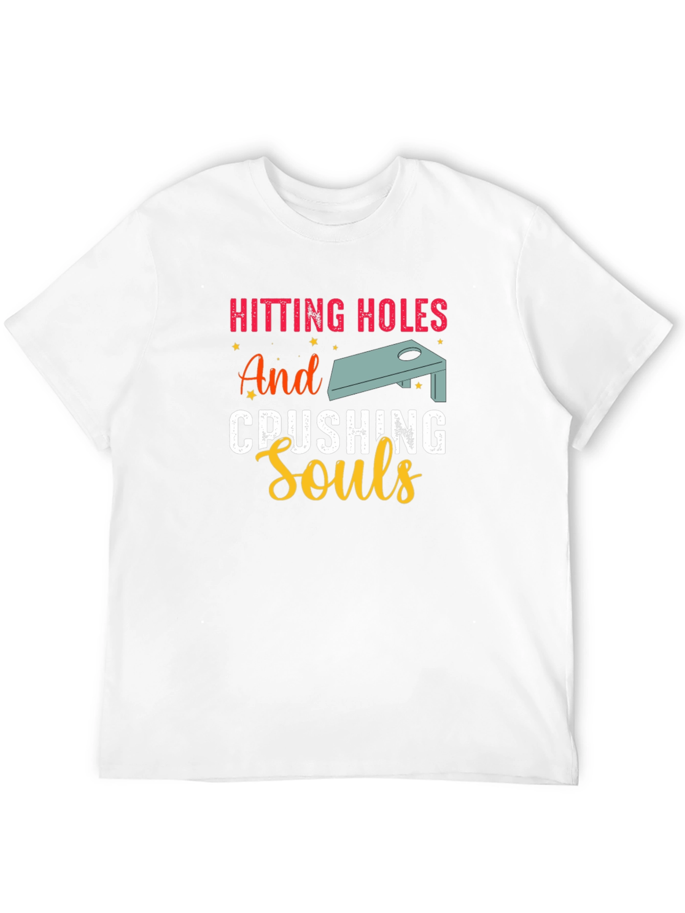 Black Hitting Holes and Crushing Souls Black T-Shirt view 12