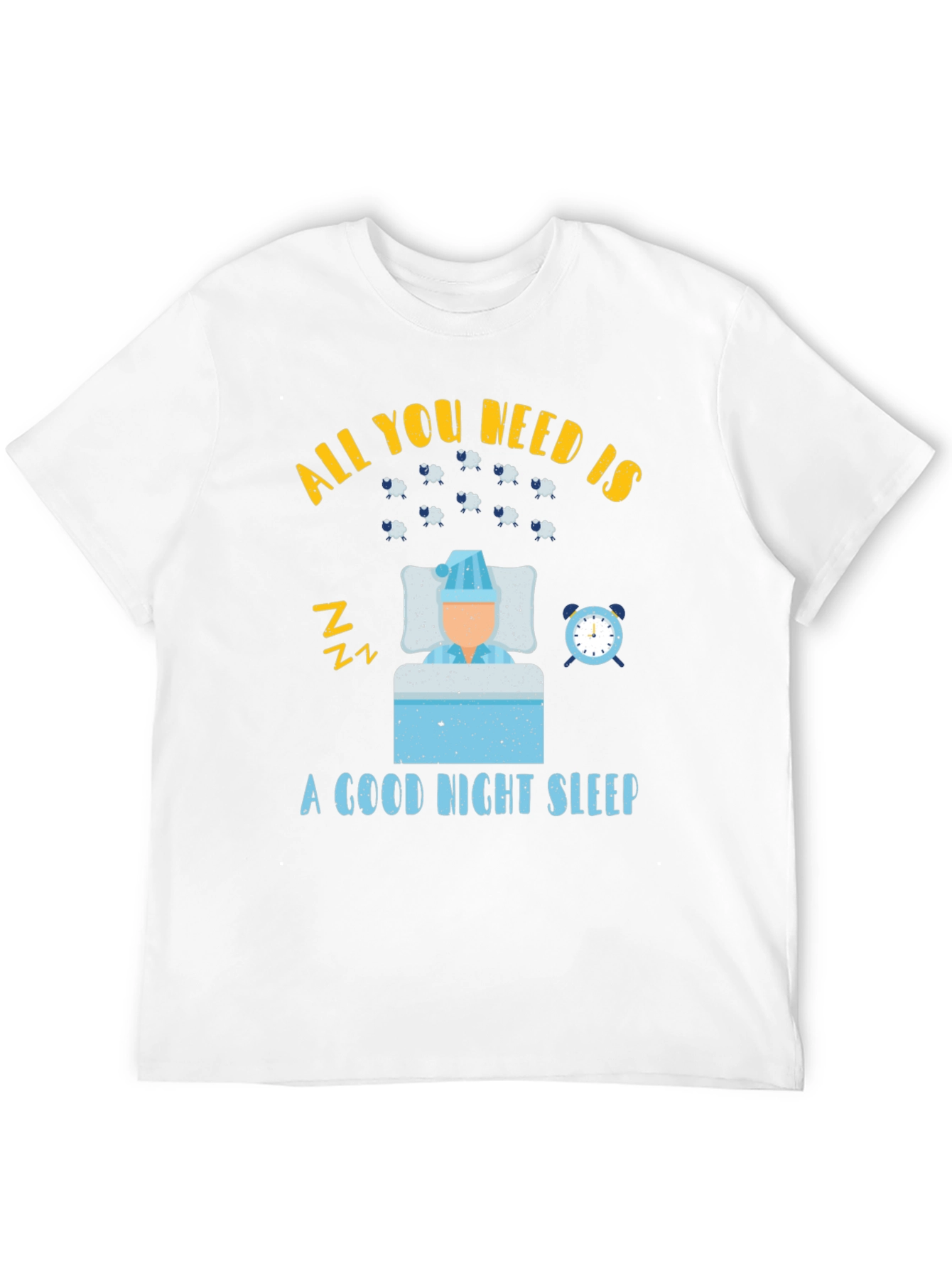 Black All You Need is Sleep T-Shirt view 12