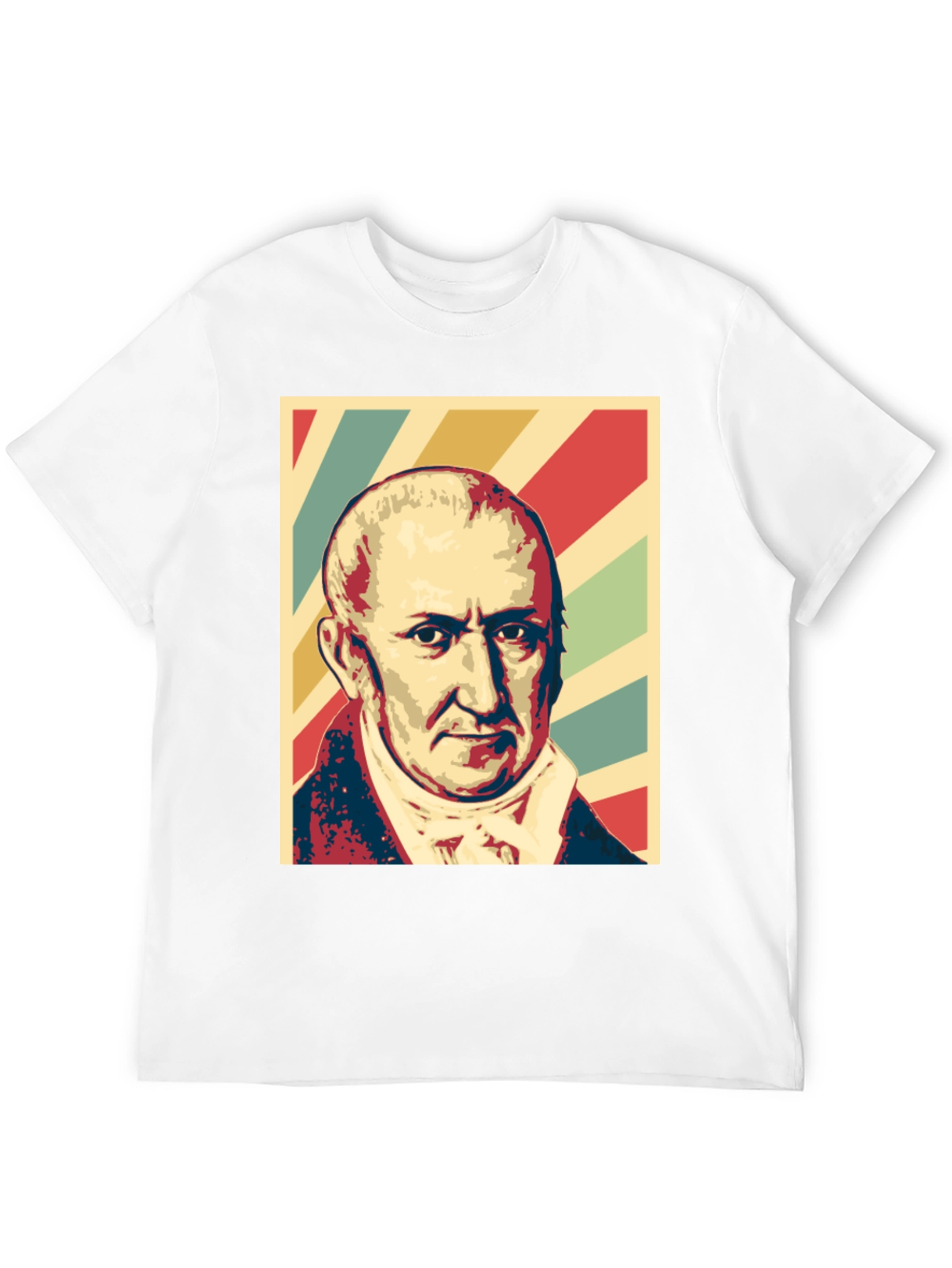 Historical Figure Portrait Graphic T-Shirt - 12