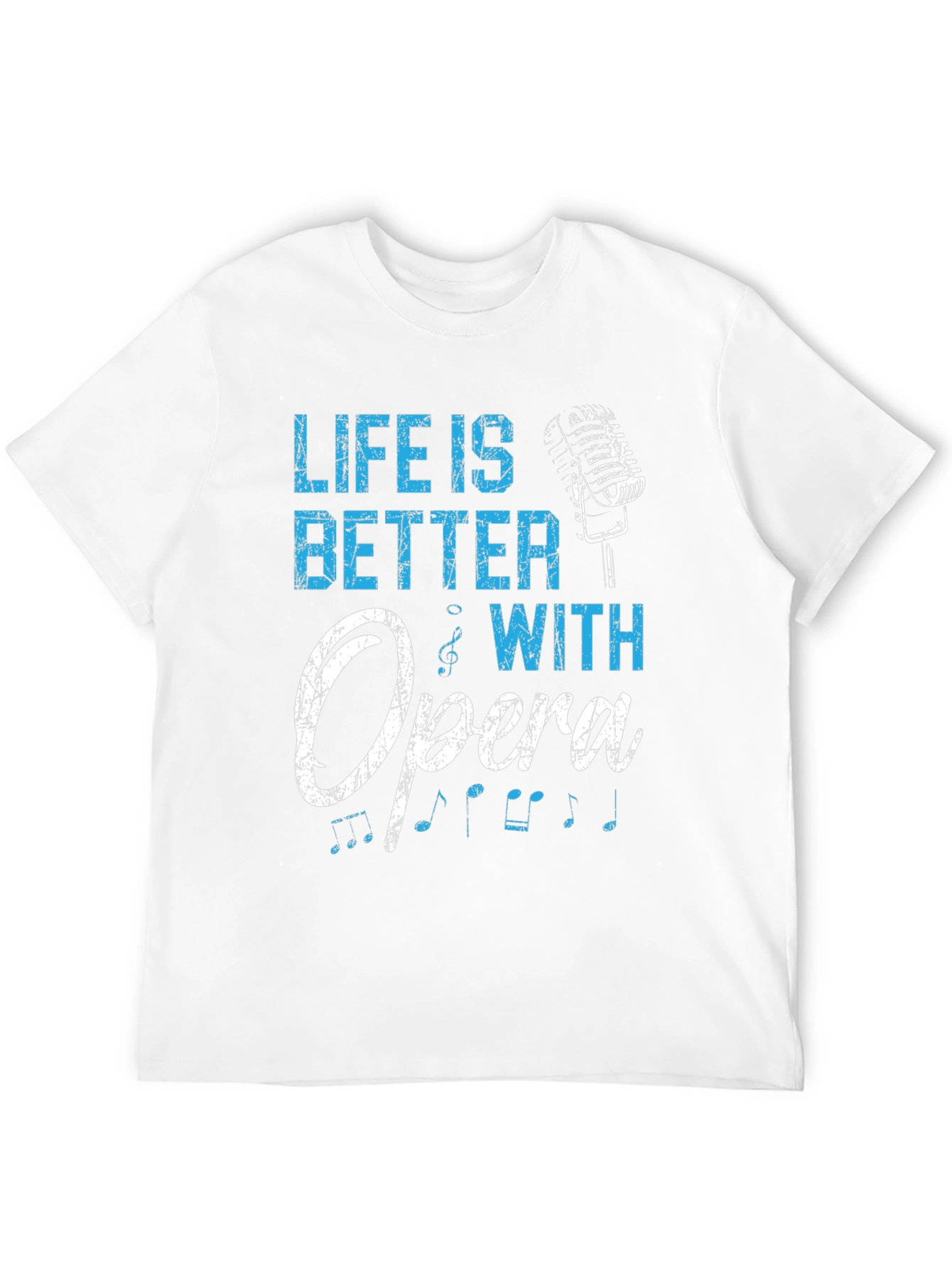 Black Life Is Better With Opera Black T-Shirt view 12