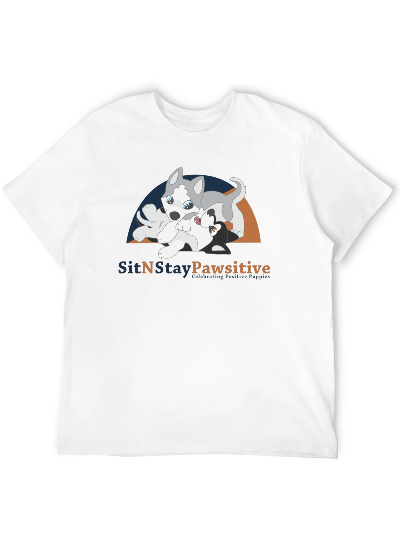 Black SitNStay Pawsitive Black Cotton T-Shirt view 12
