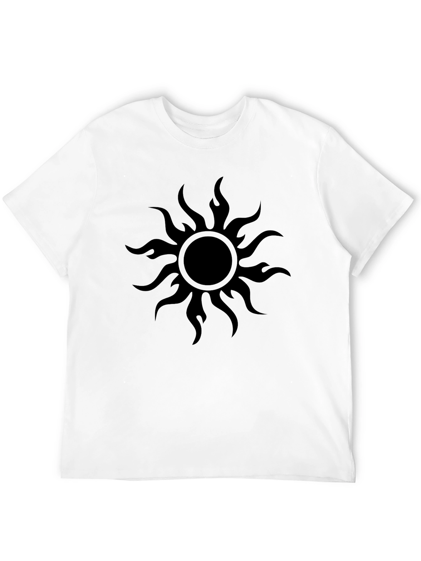 Black Black Sun Graphic Tee - Stylish Men's T-Shirt view 12