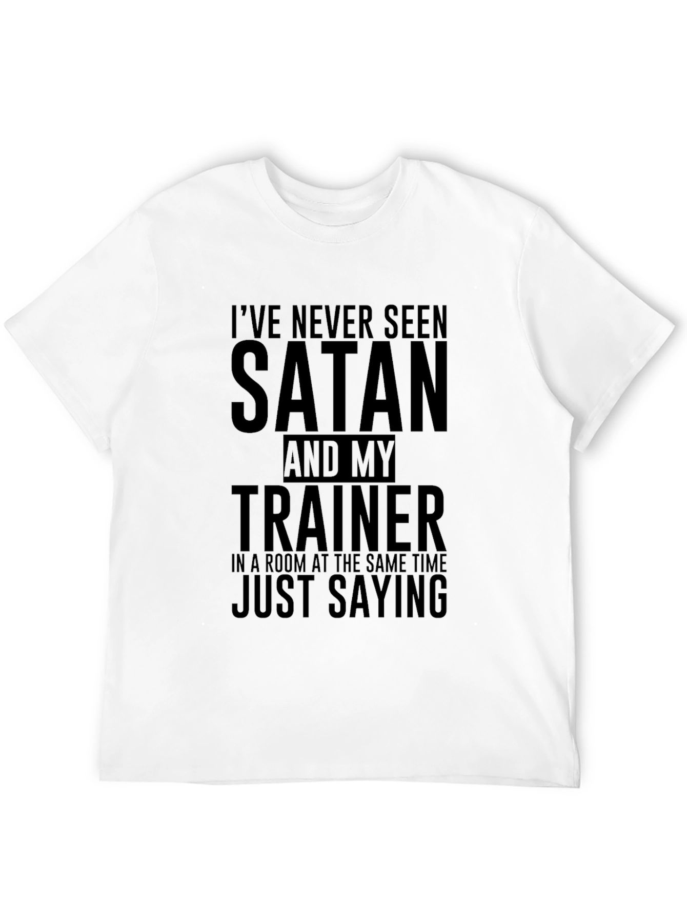 Black Satan and My Trainer T-Shirt view 12