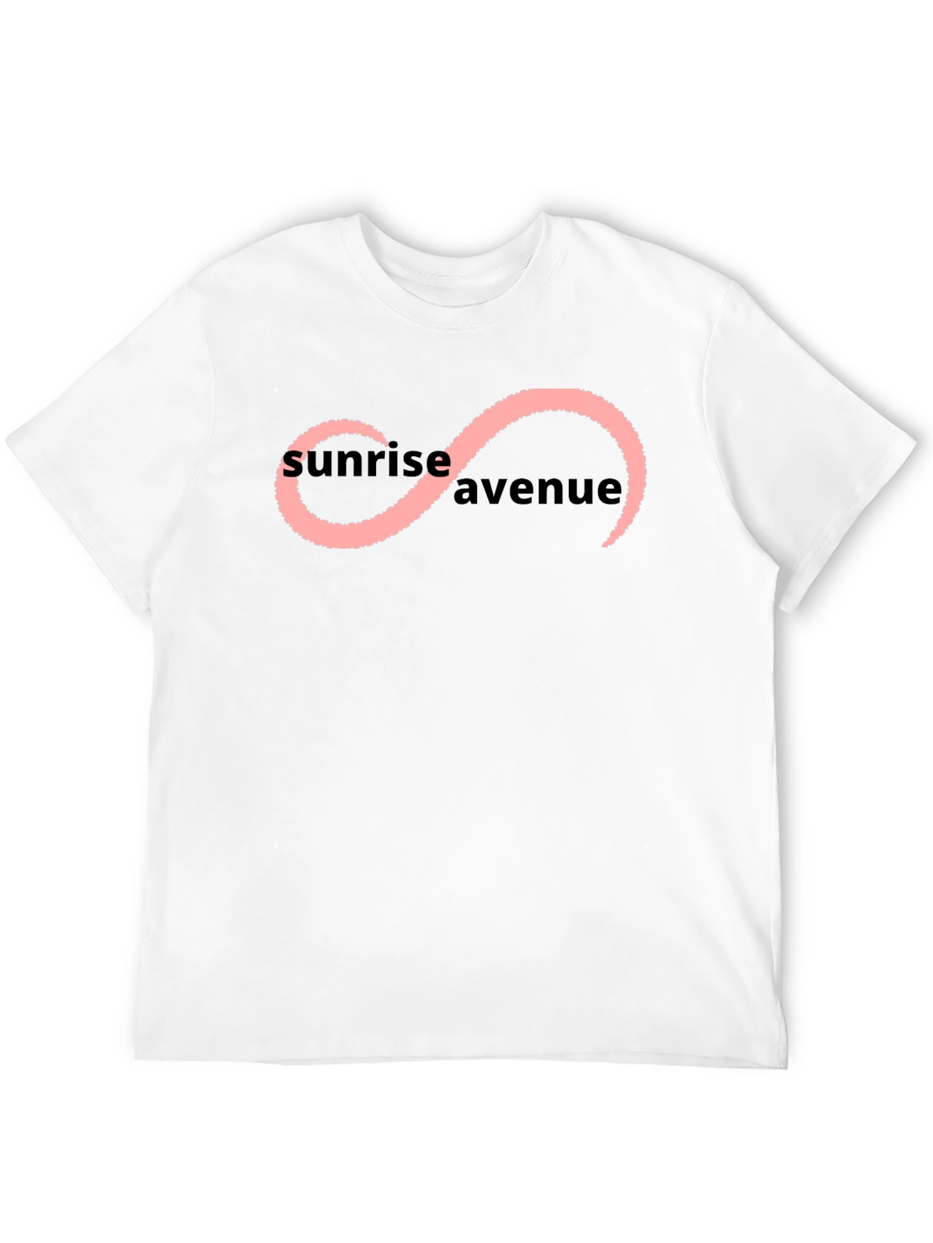 Black Sunrise Avenue Infinity T-Shirt - Soft Black Tee view 12