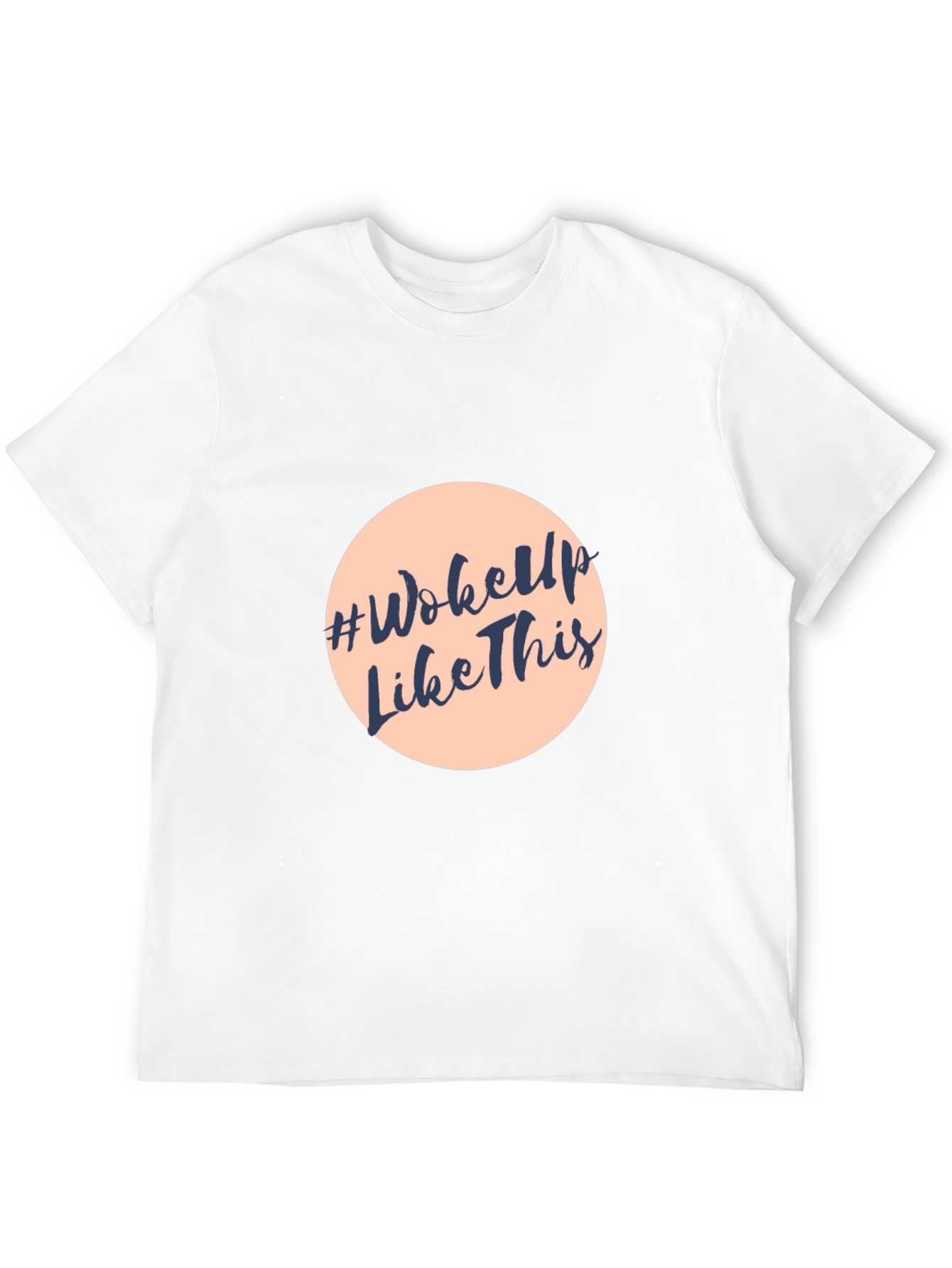 Black #WokeUpLikeThis Graphic Tee - Stylish Black Cotton T-Shirt view 12