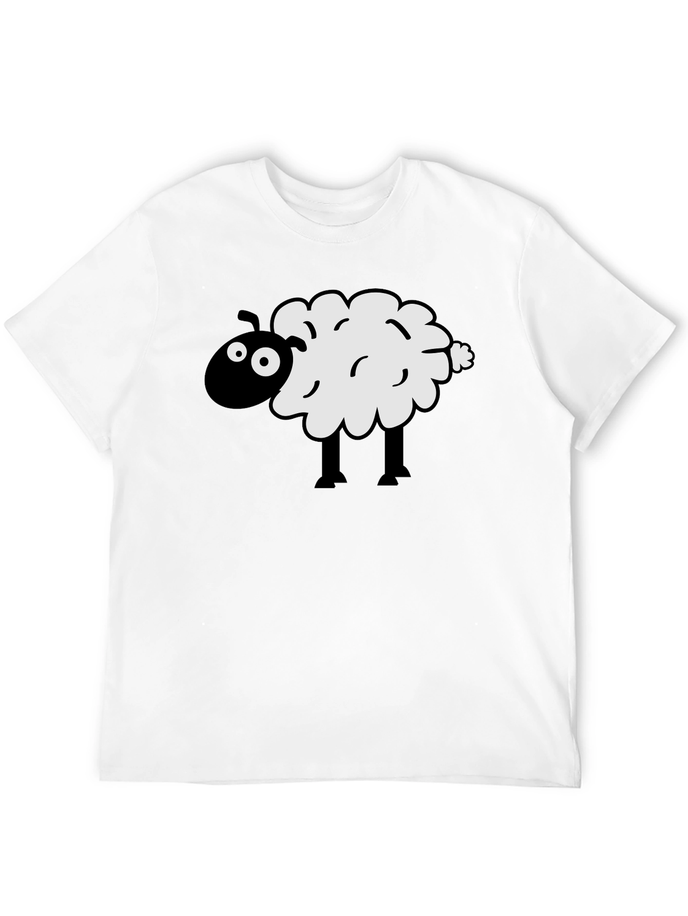 Black Black Sheep Graphic Tee - Men's Crew Neck T-Shirt view 12