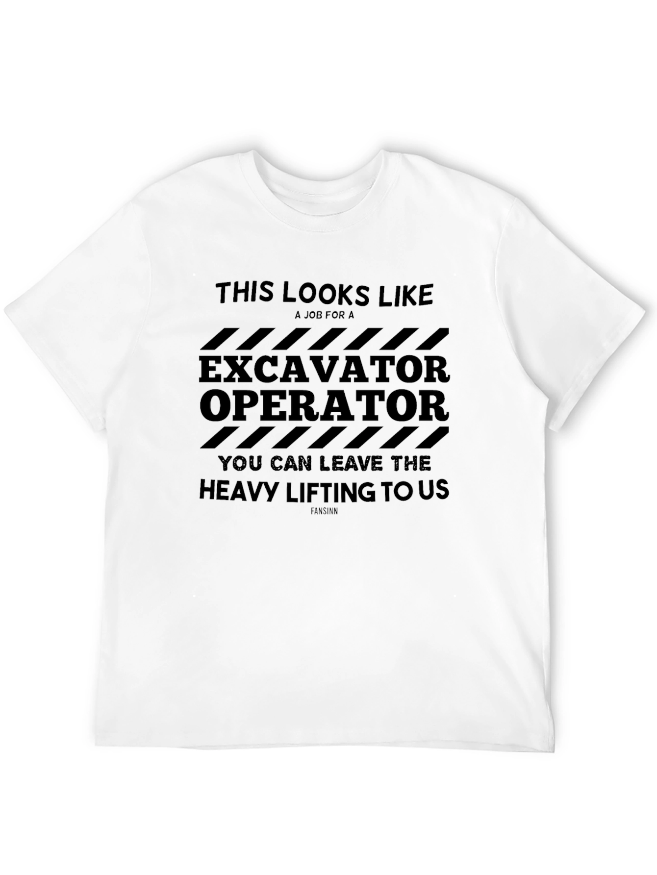 Black Excavator Operator T-Shirt Funny Heavy Lifting Tee view 12