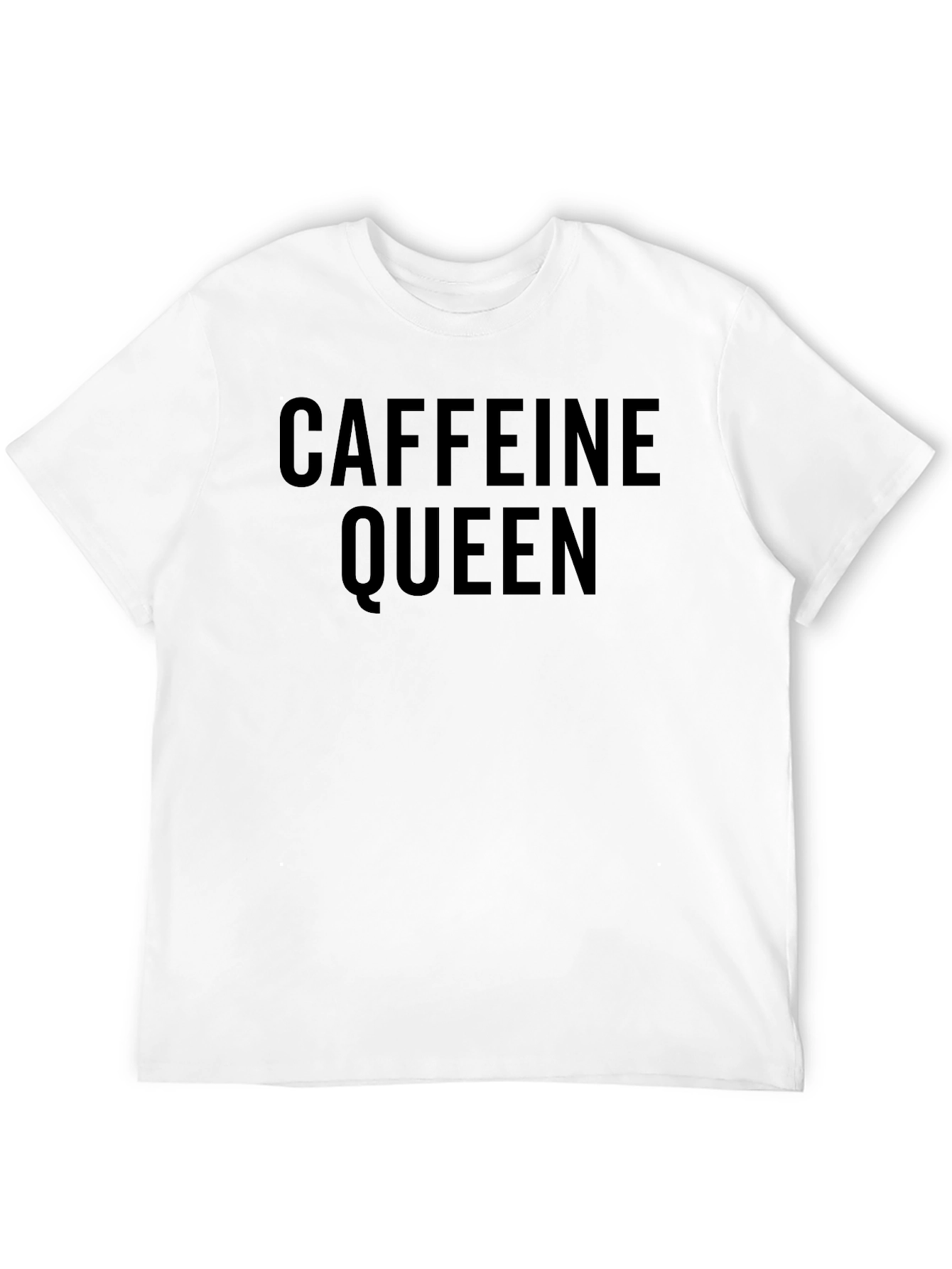 Black Caffeine Queen T-Shirt - Bold Statement Tee view 12
