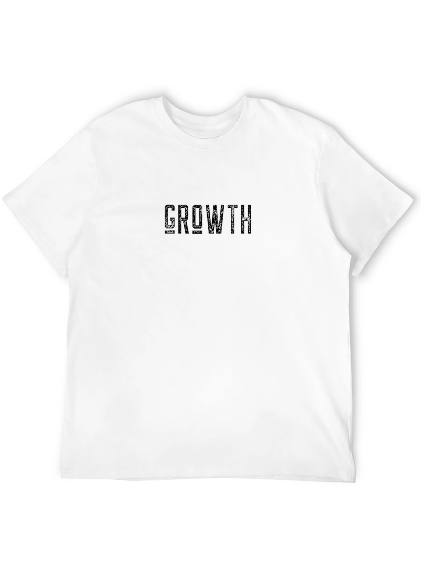Black Growth Black Tee - Minimalist Design view 12