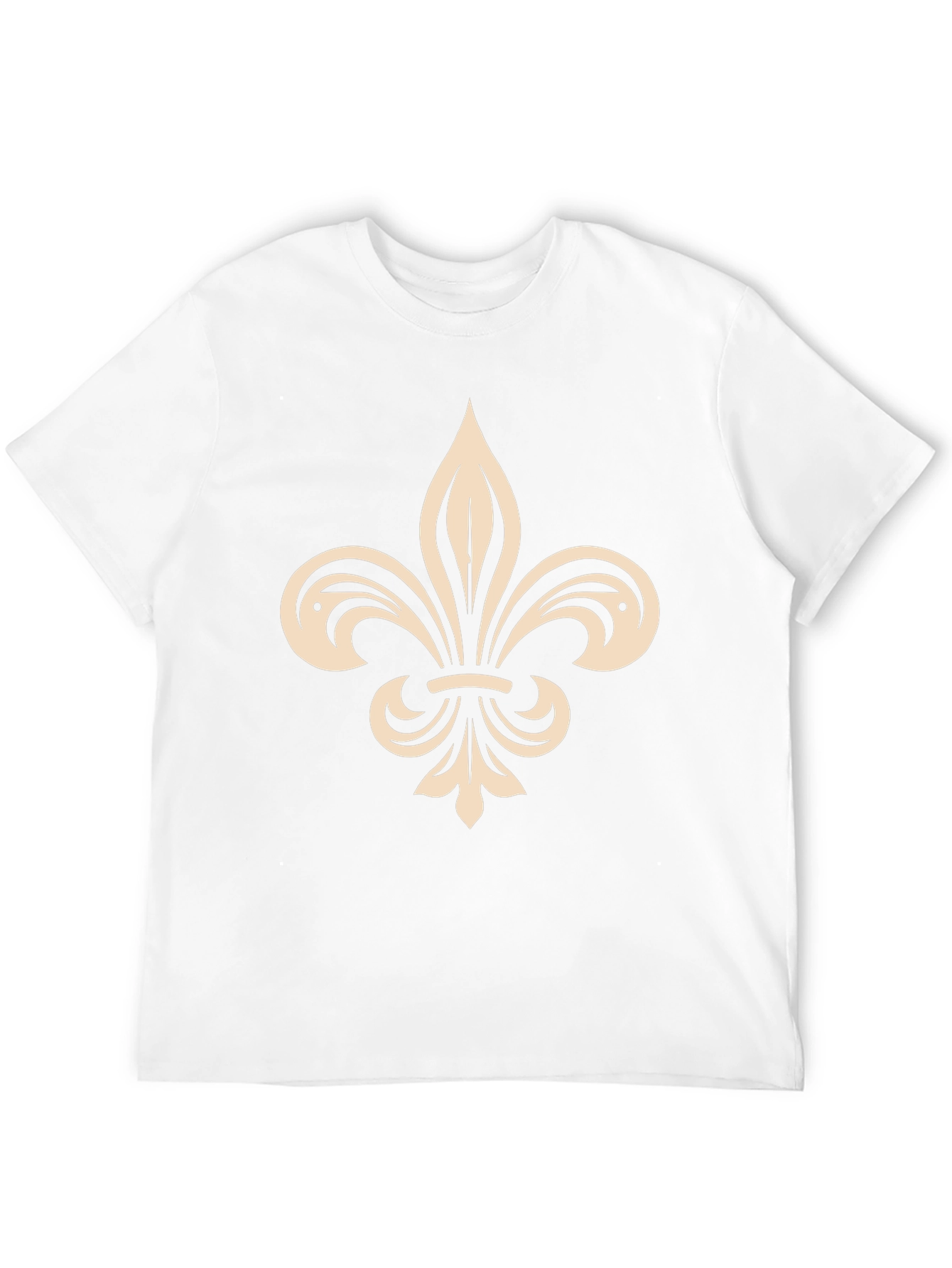 Black Fleur-de-lis Graphic Tee - Stylish Casual Wear view 12