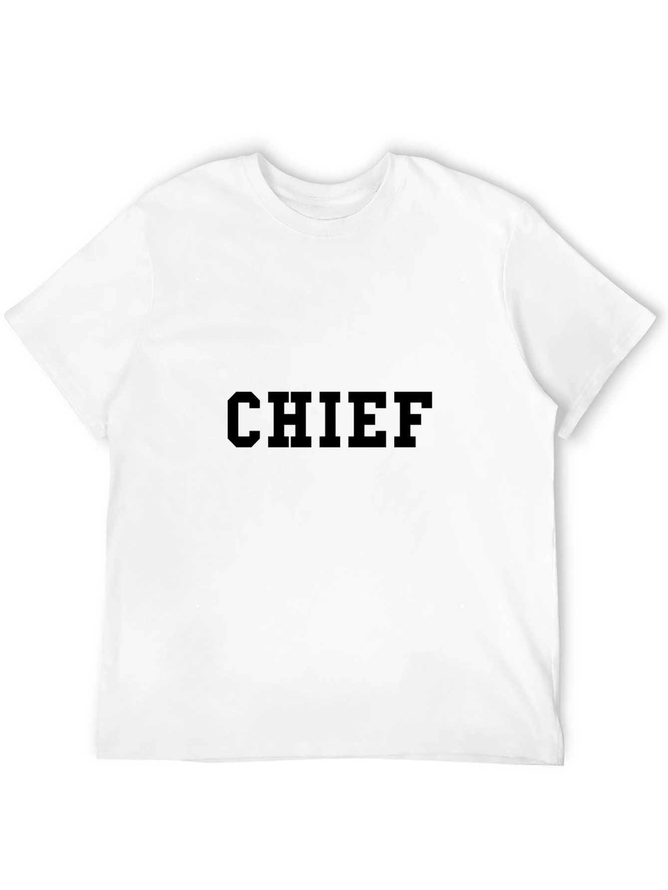 Black CHIEF Black Graphic Print T-Shirt view 12