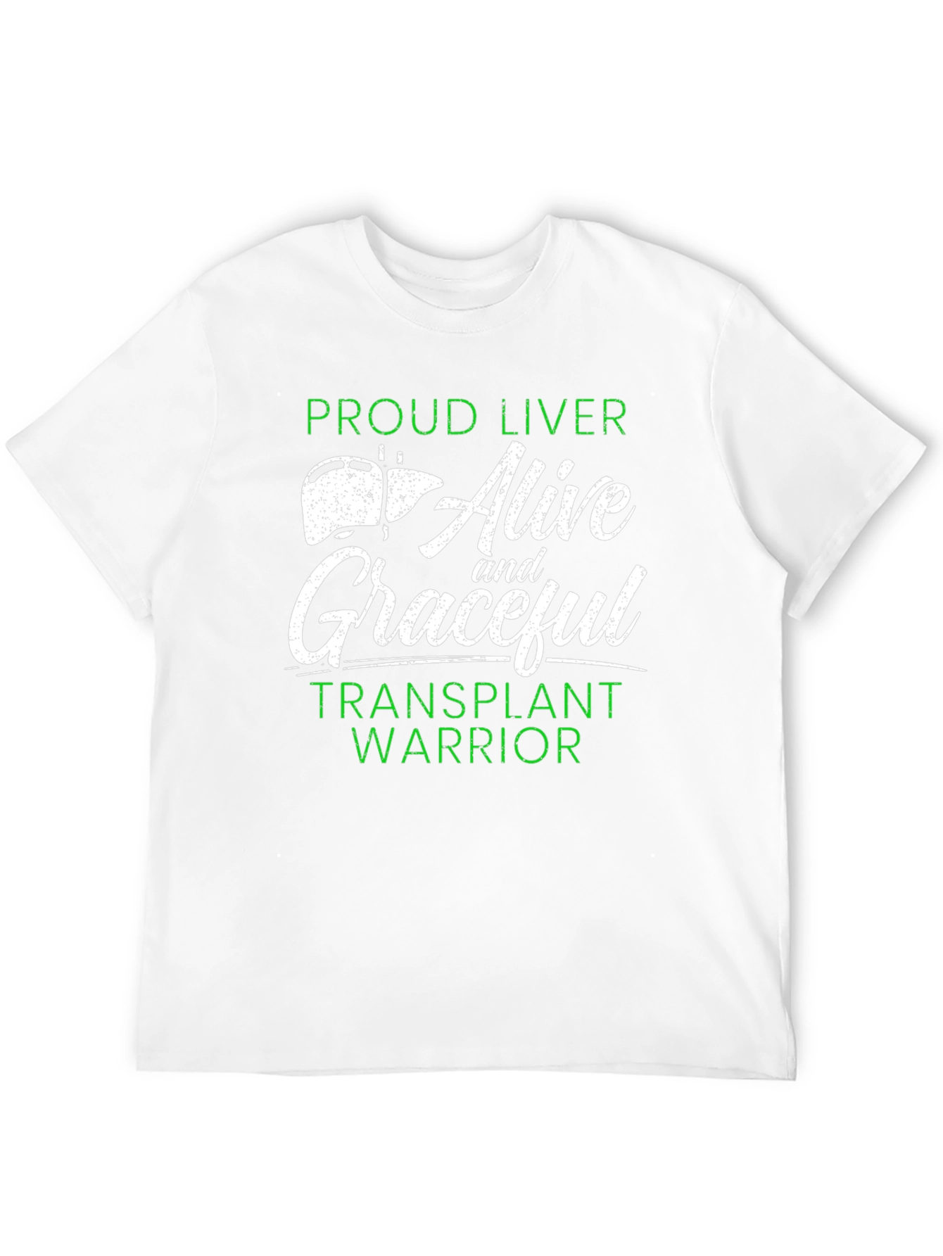 Black Proud Liver Transplant Warrior Graphic Tee view 12