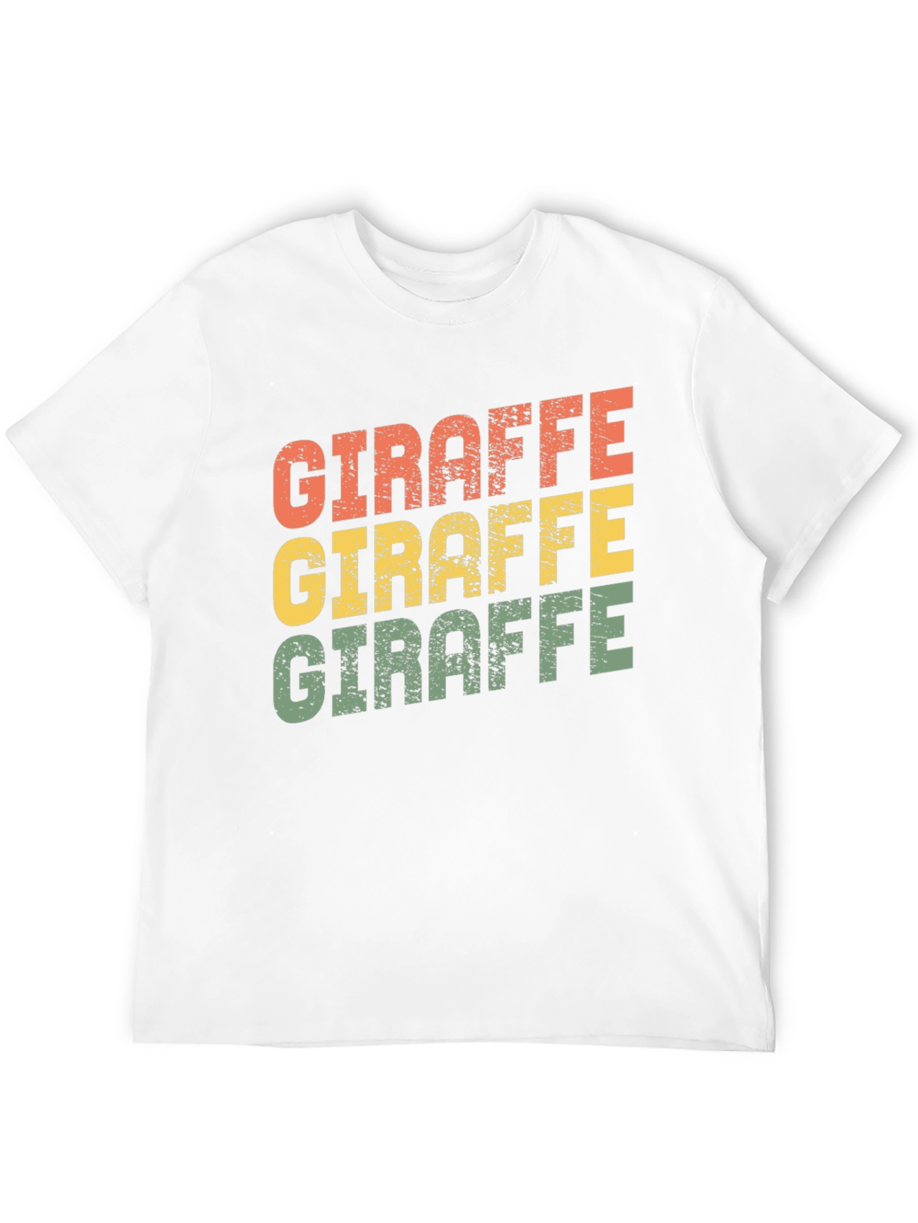 Black Retro Giraffe T-Shirt - Vintage Style Graphic Tee view 12