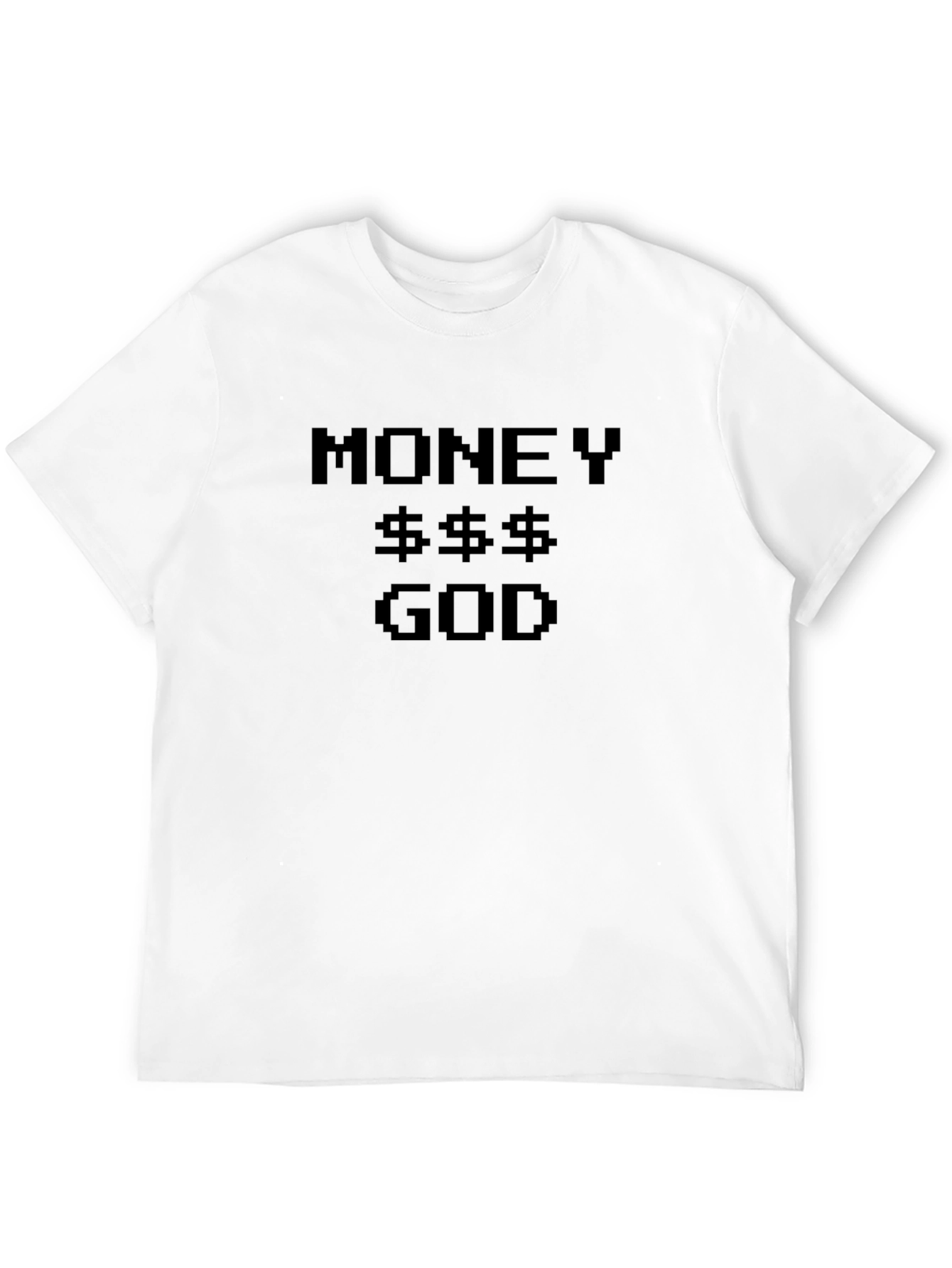Black Money God Graphic T-Shirt - Black view 12