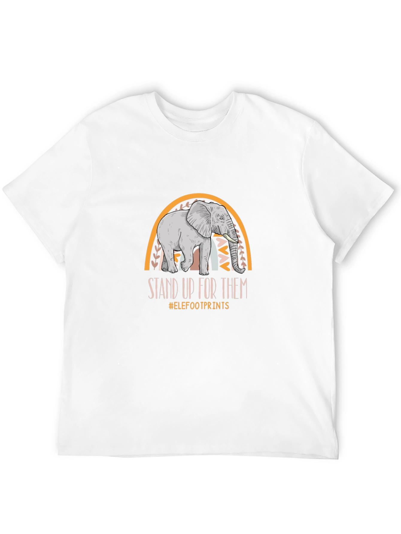 Black Elephant Conservation T-Shirt - Stand Up For Them view 12