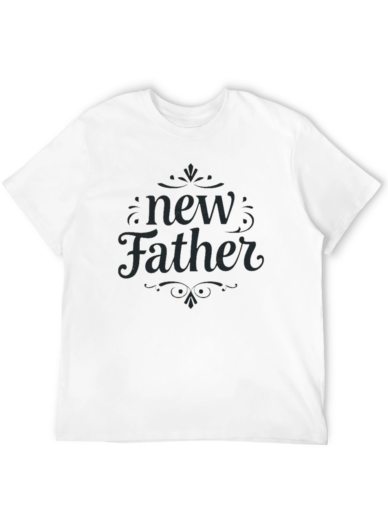 Black New Father Graphic T-Shirt - Soft Cotton Blend view 12