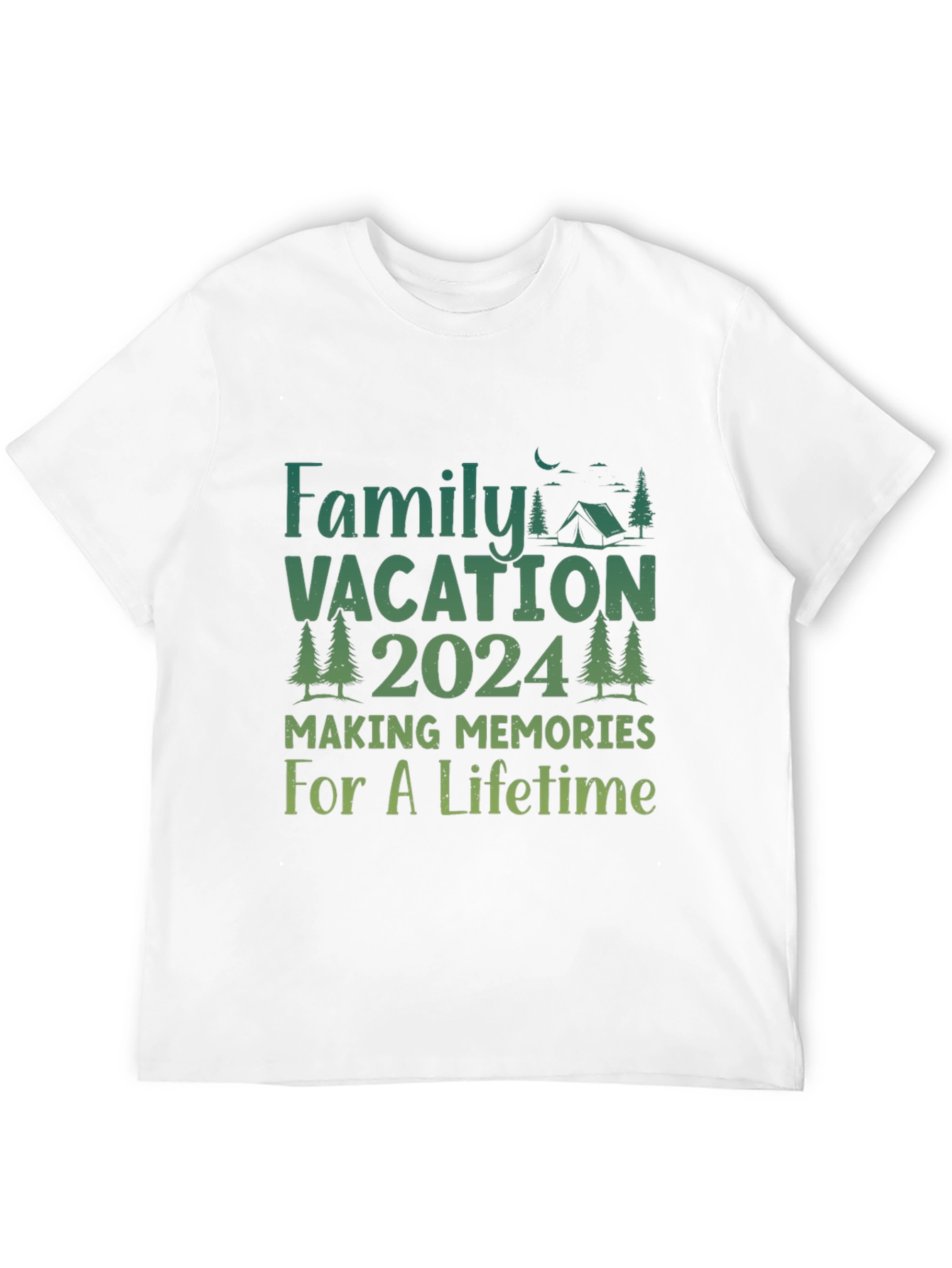 Black Family Vacation 2024 Camping Memories T-Shirt view 12