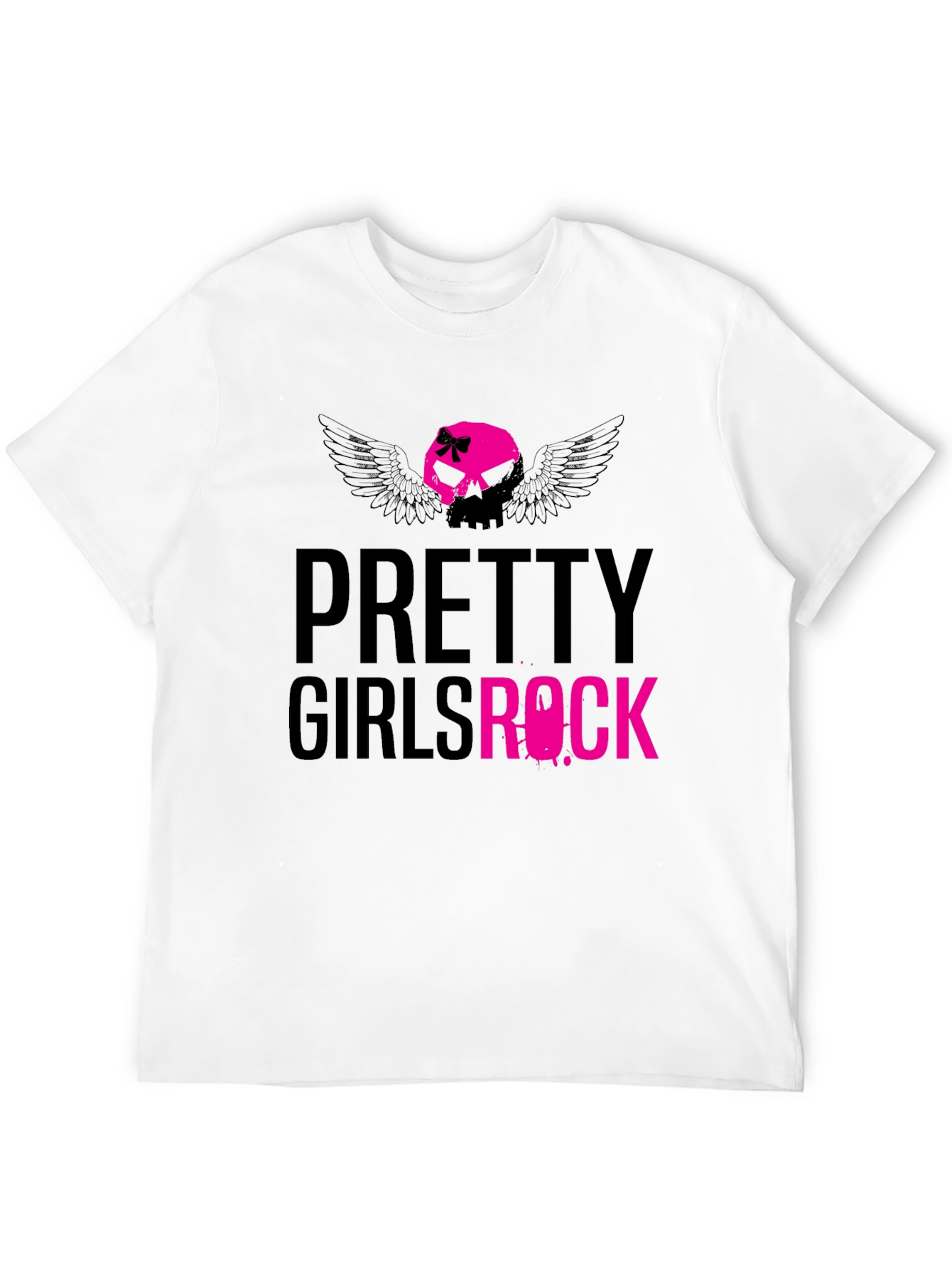 Black Pretty Girls Rock Graphic T-Shirt view 12