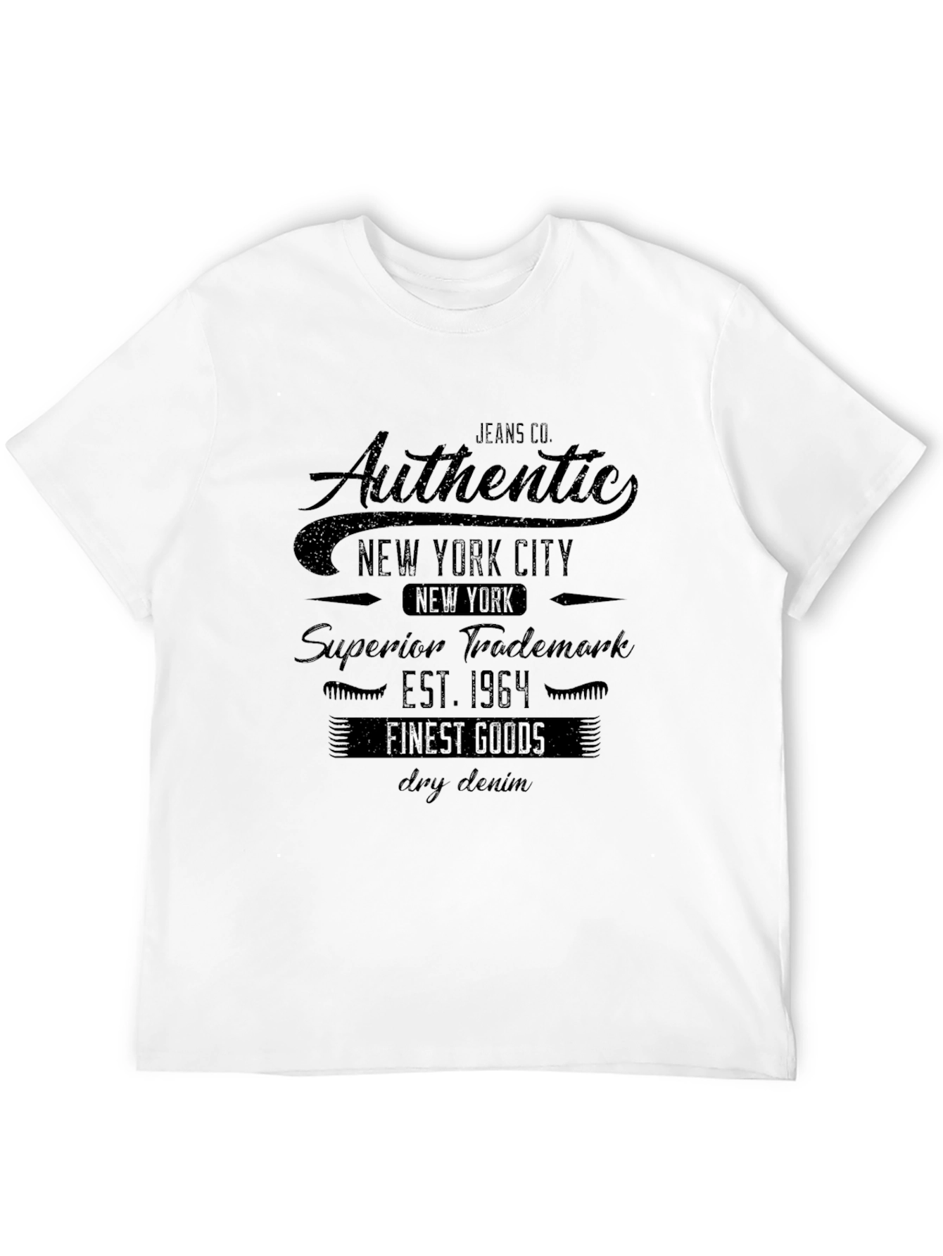 Black Authentic New York City Graphic Tee view 12