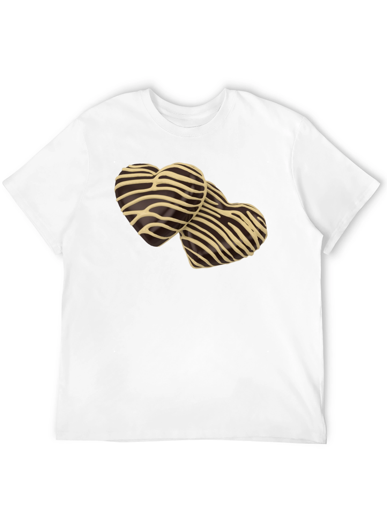 Black Heart Zebra Print T-Shirt - Stylish Graphic Tee view 12
