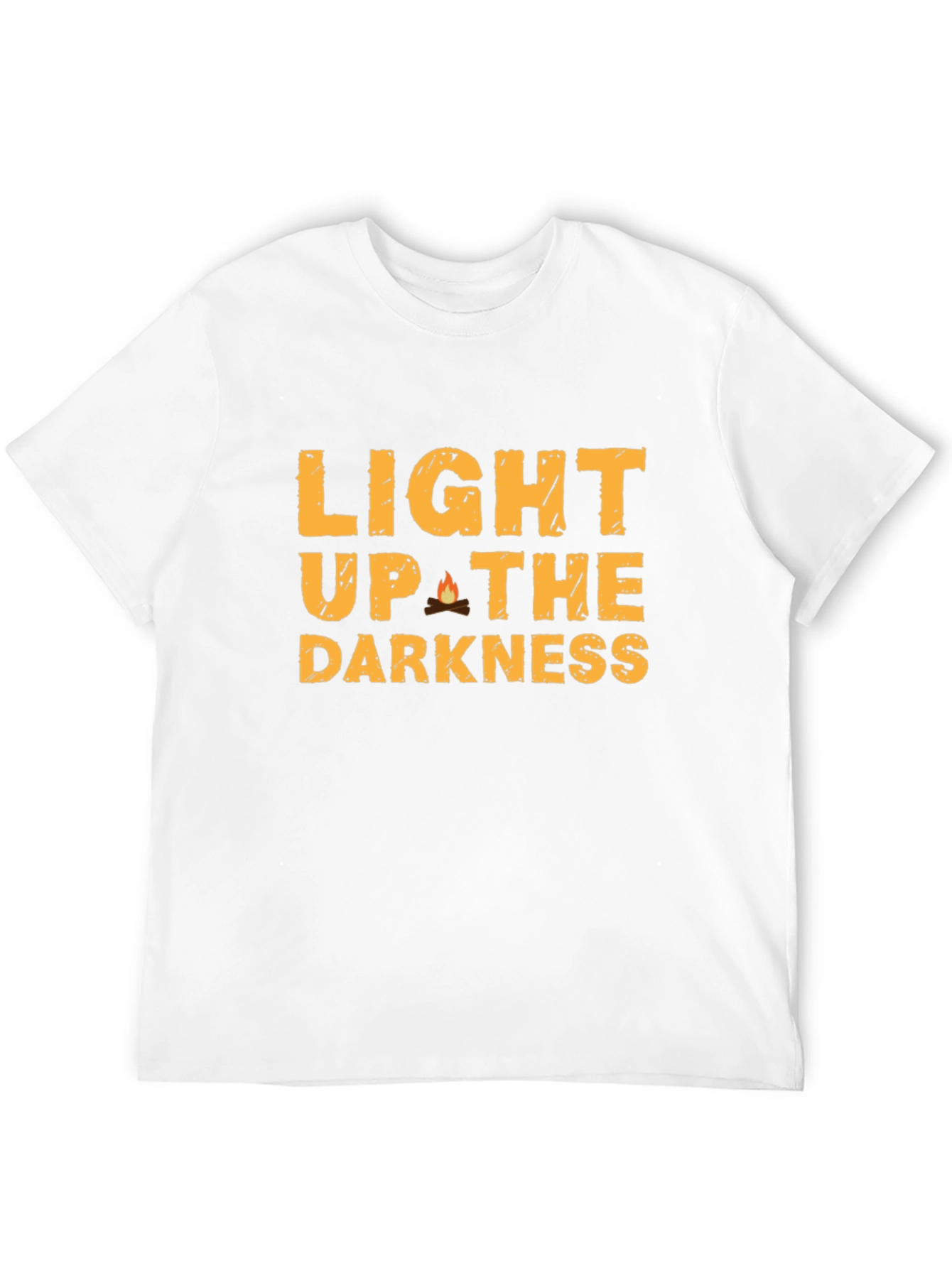 Black Light Up the Darkness Graphic Tee - Black view 12