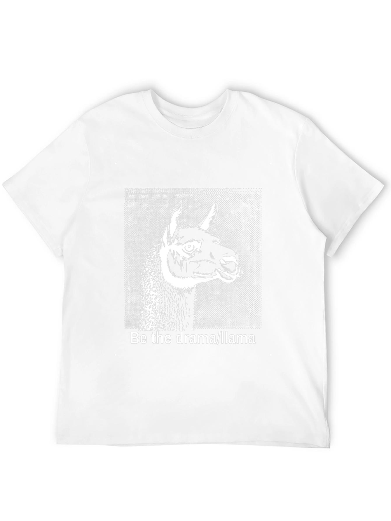Black Be the Drama Llama Graphic T-Shirt view 12