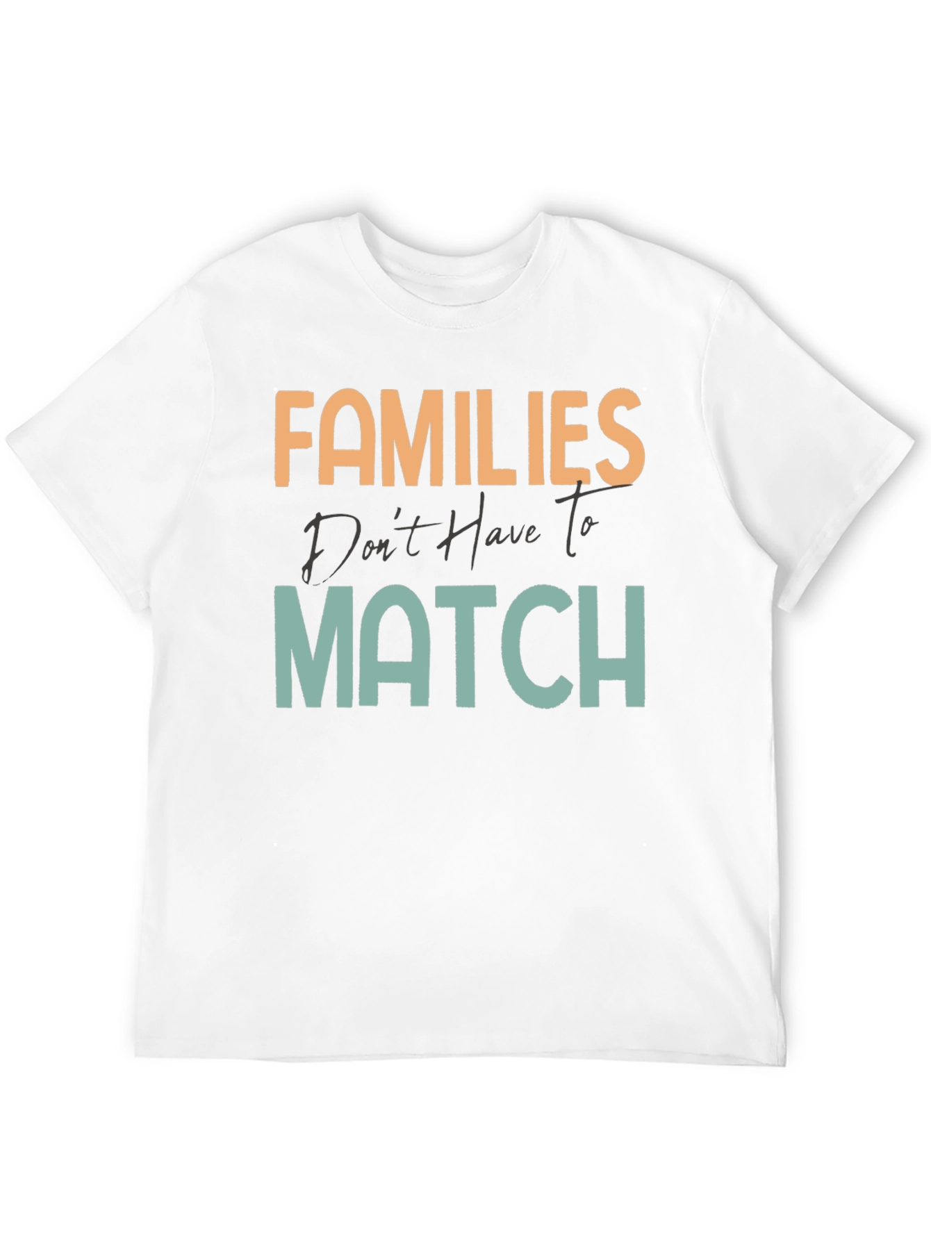 Black Families Don't Have To Match T-Shirt view 12