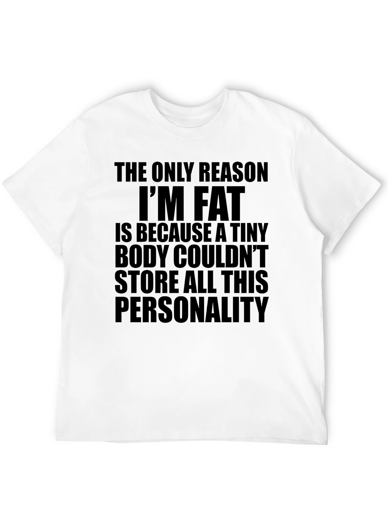 Black Funny Sarcastic Personality T-Shirt - Black Humor Tee view 12