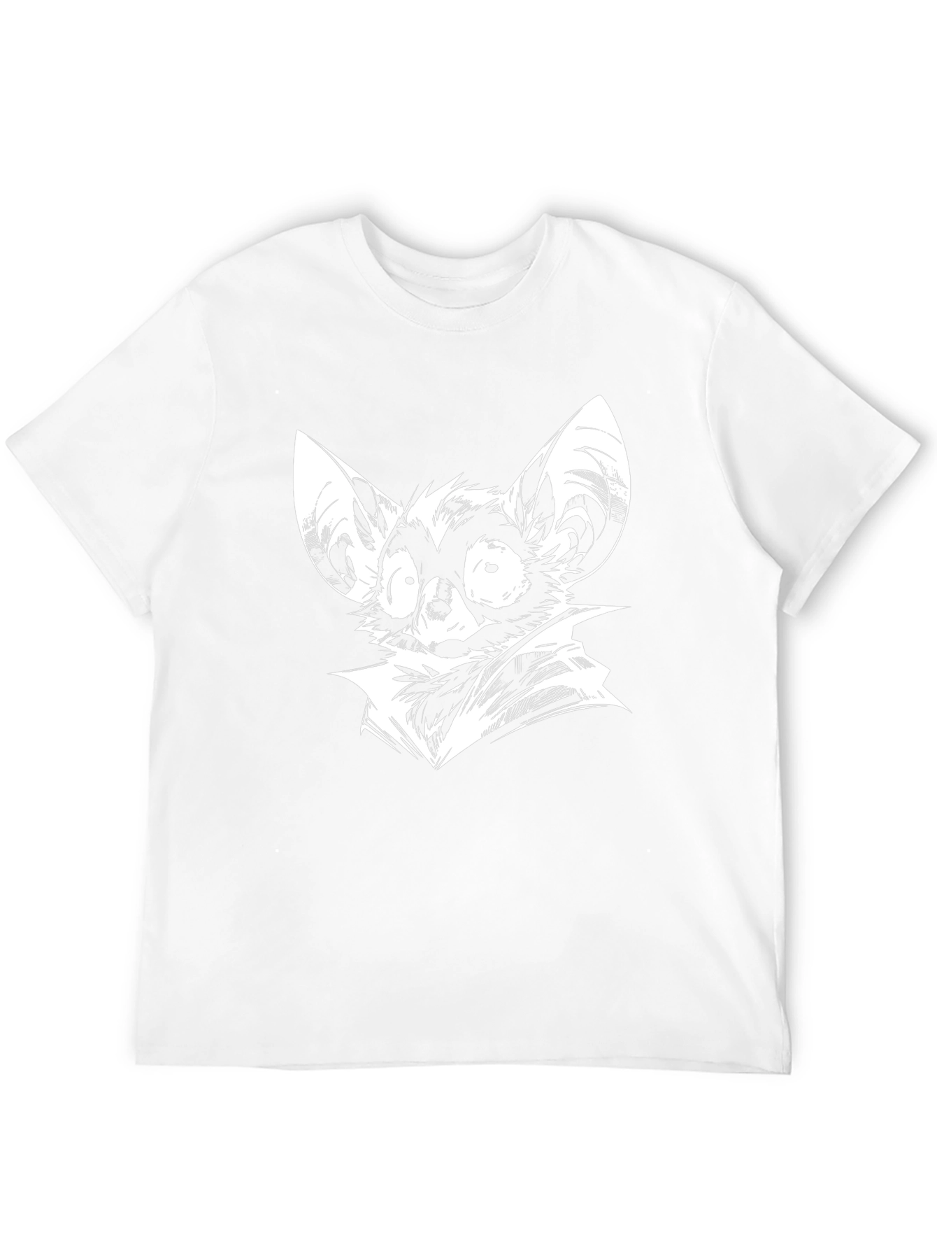Black Bat Cartoon Graphic Print T-Shirt view 12