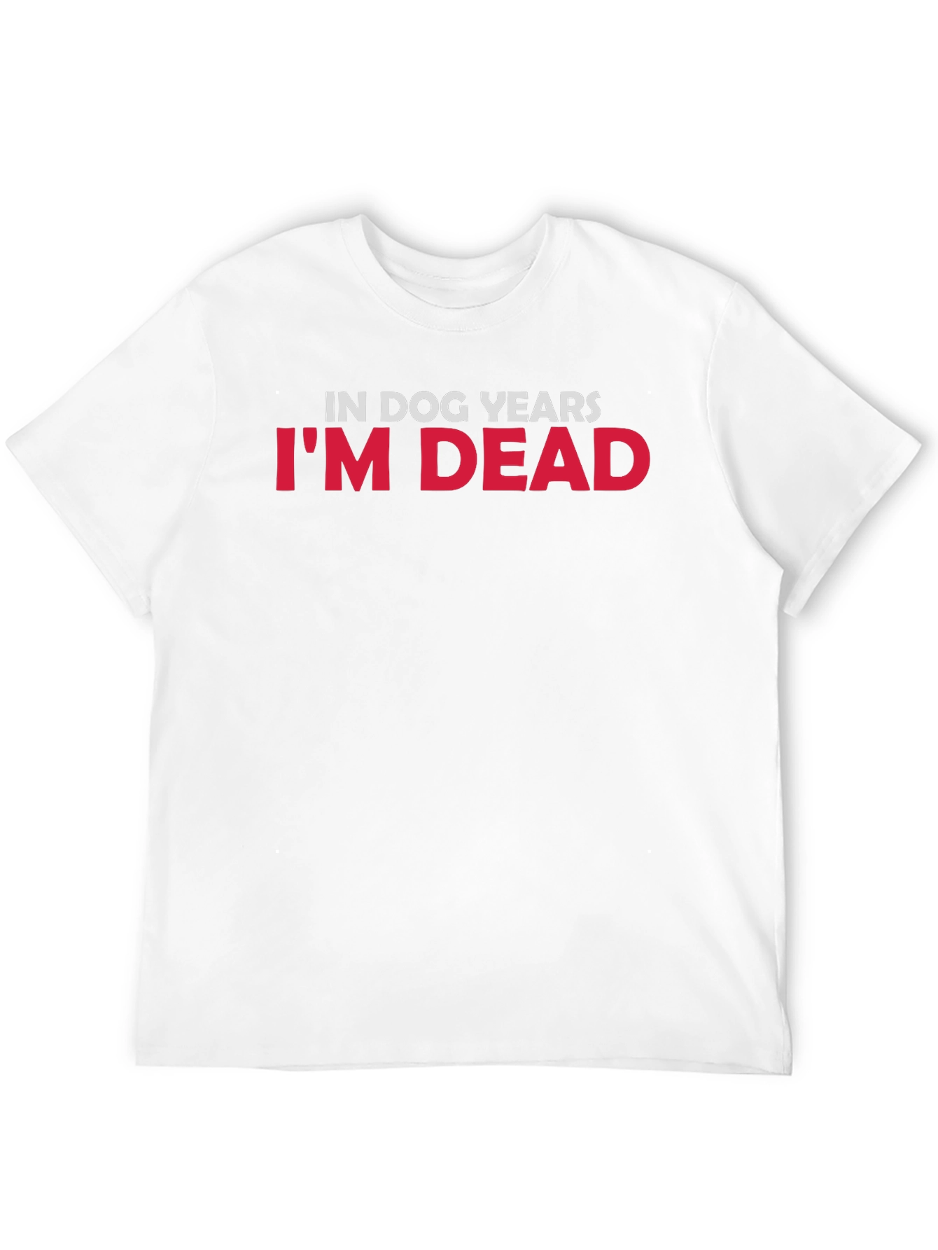 Black In Dog Years I'm Dead Graphic Tee view 12
