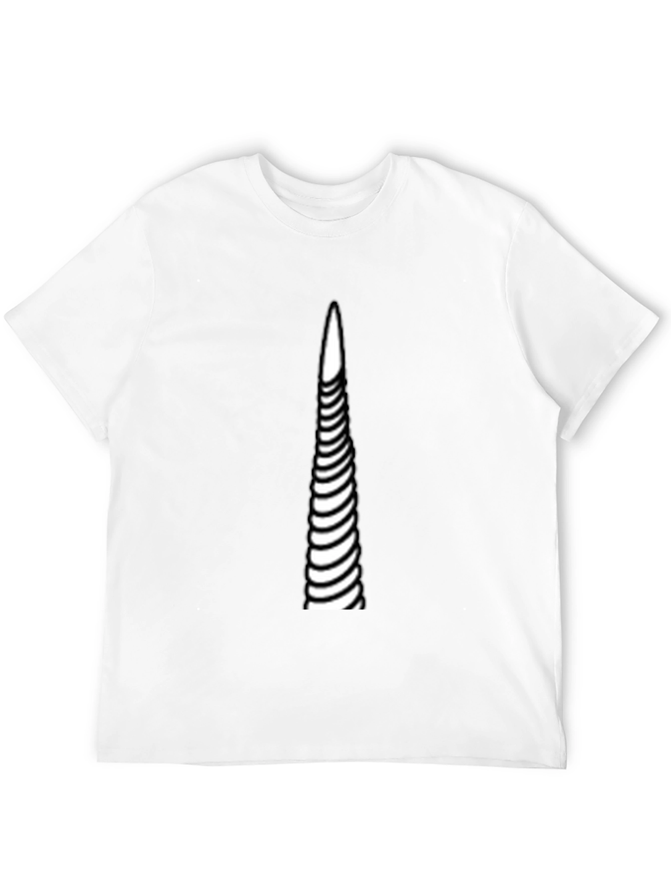 Black Unicorn Ribcage Graphic Tee - Black Cotton Blend view 12
