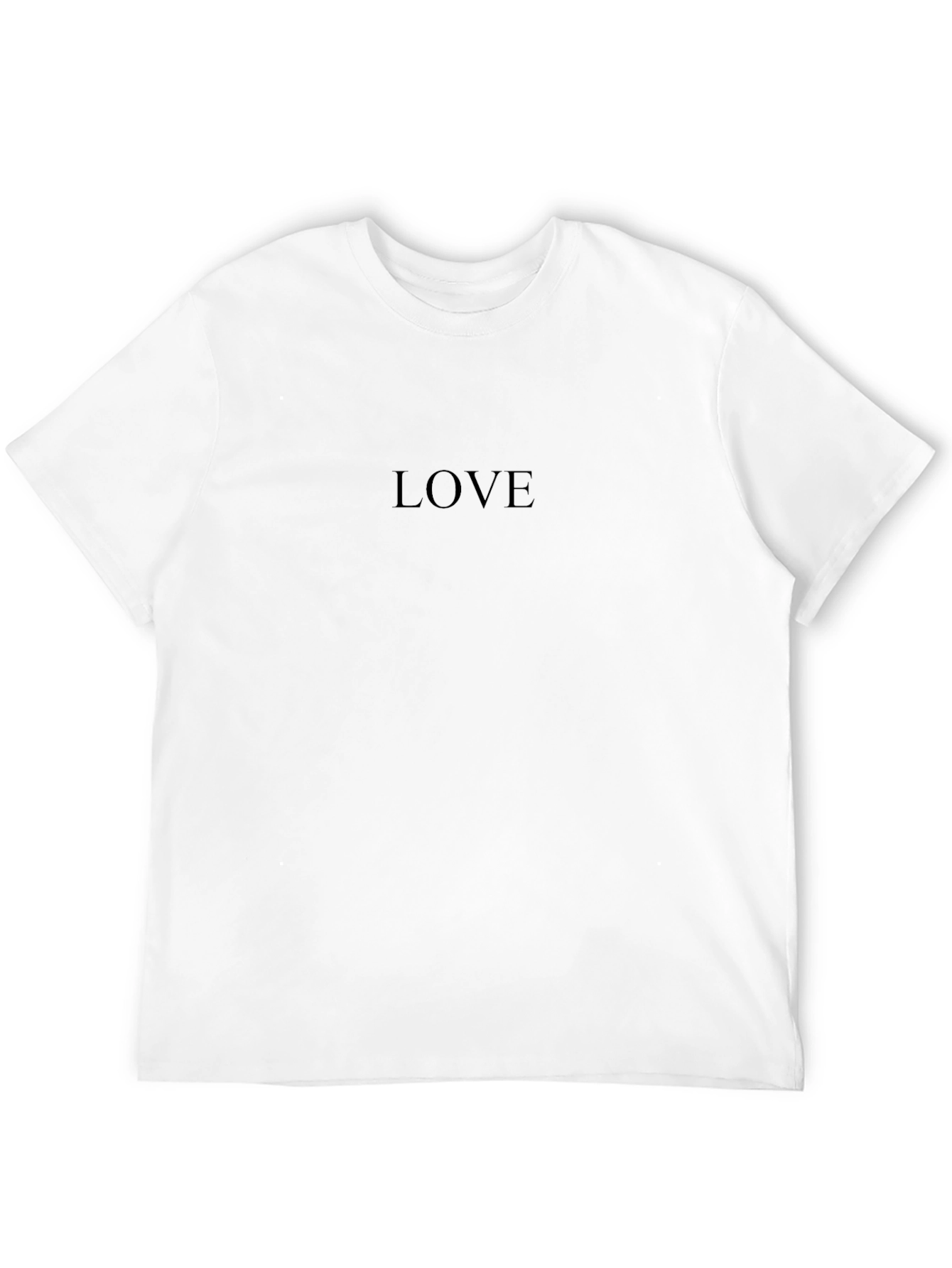 Black LOVE Graphic Tee - Minimalist Style view 12