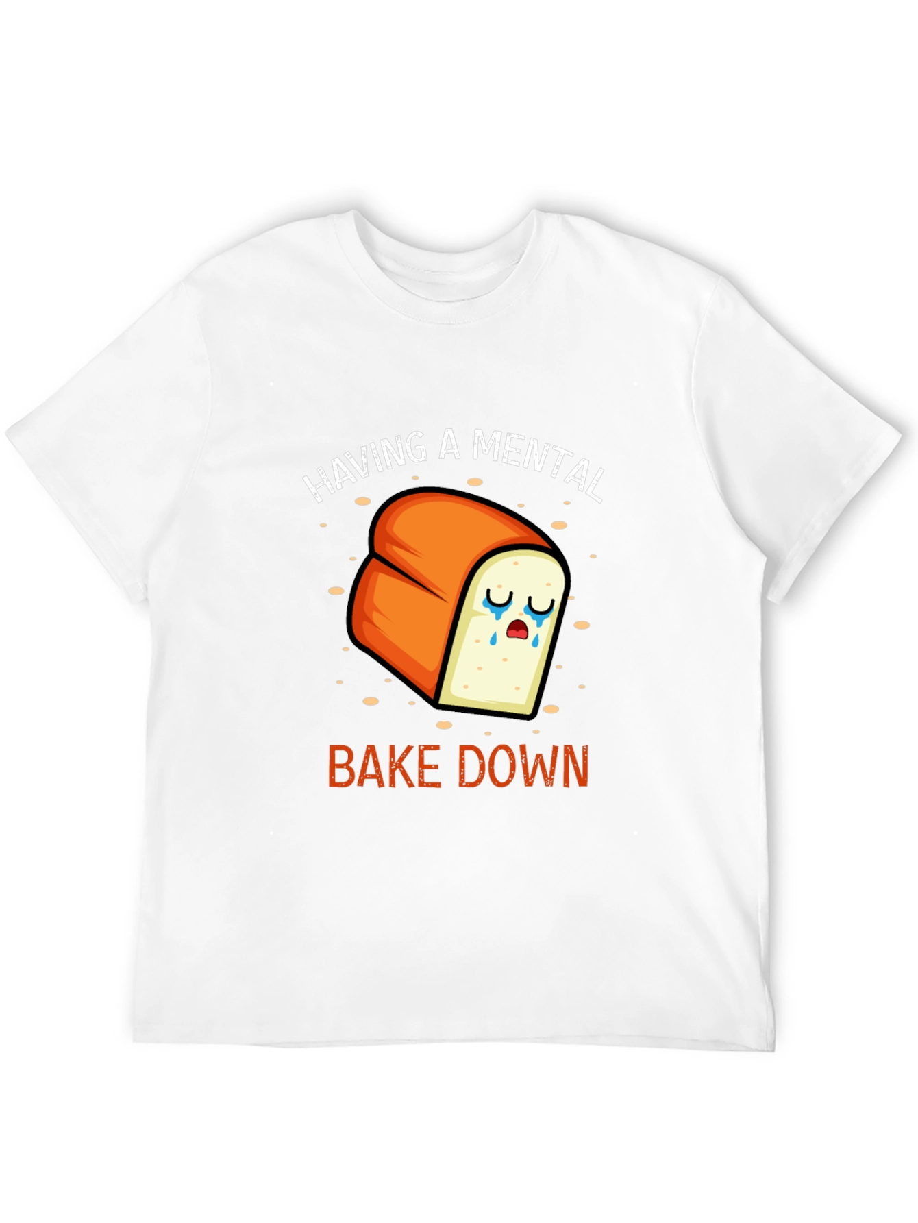 Black Mental Bake Down Funny T-Shirt view 12