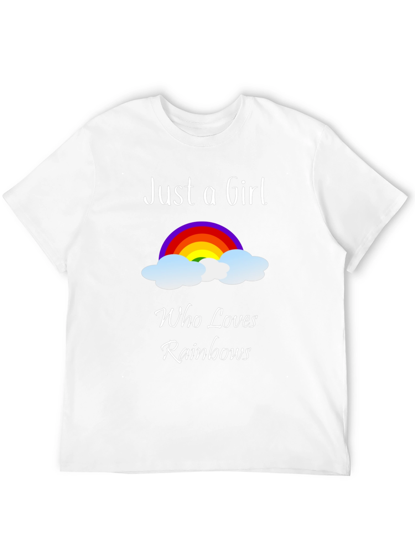 Black Rainbow Lover Women's Graphic Tee - Black view 12