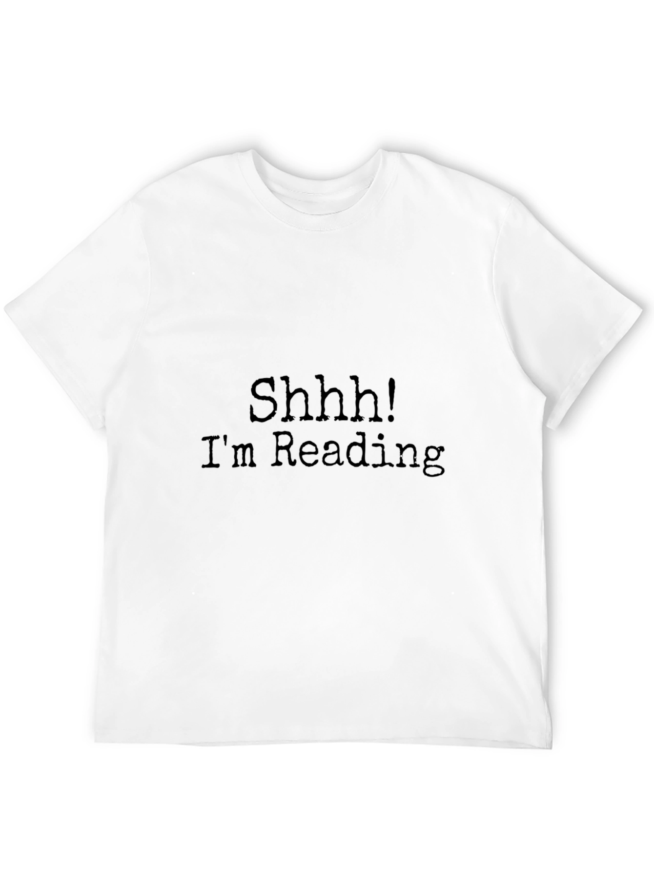 Black Shhh! I'm Reading Graphic Tee view 12