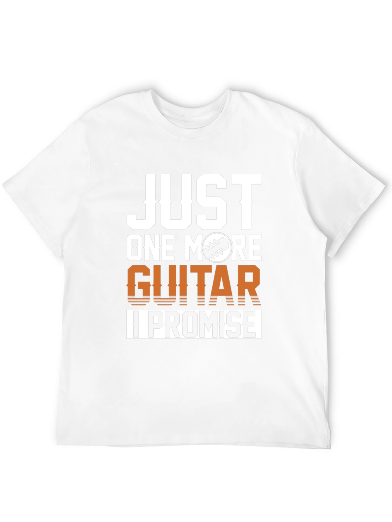 Black Just One More Guitar T-Shirt, I Promise view 12