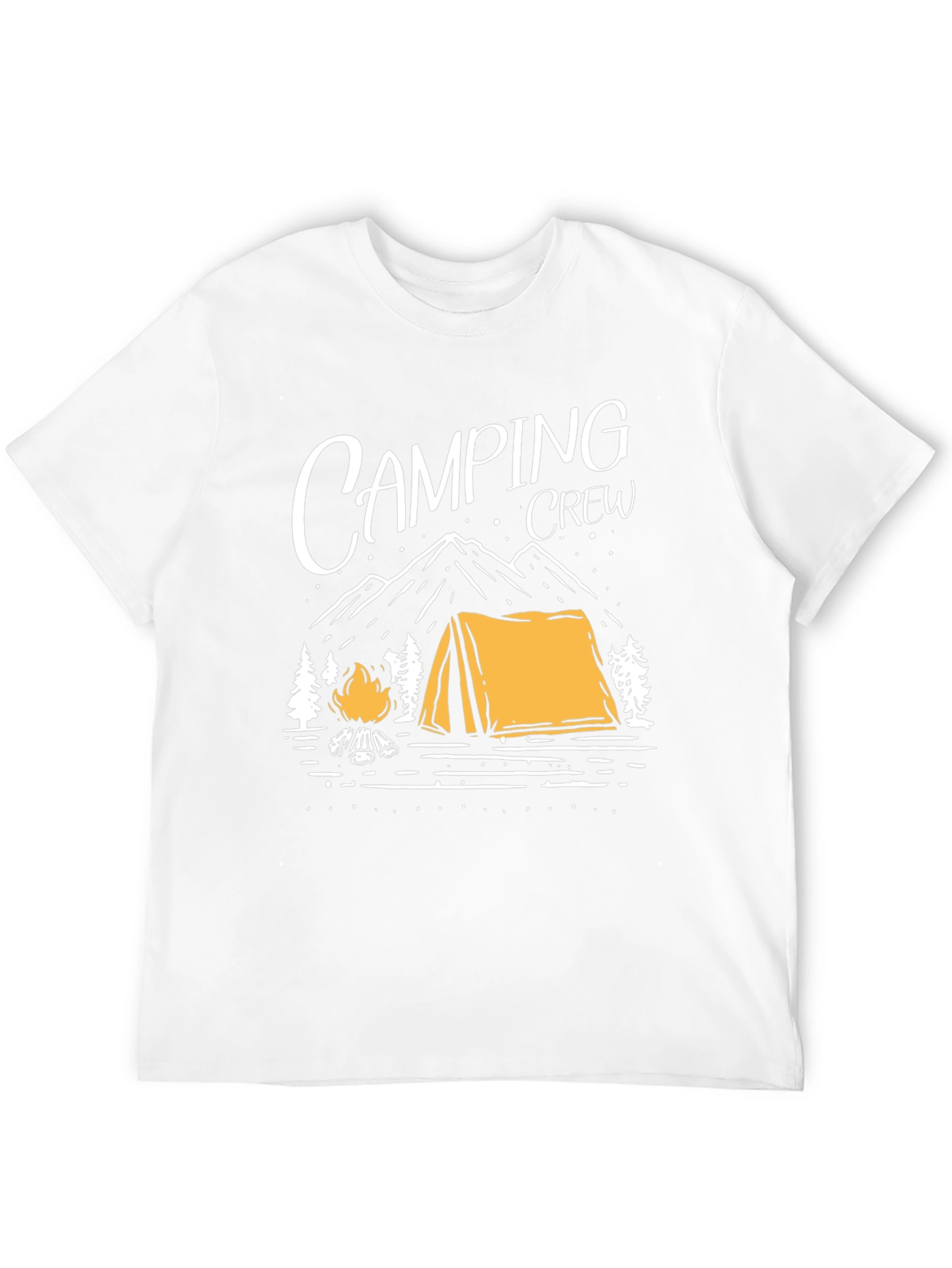Black Camping Crew Graphic Tee - Outdoor Adventure Shirt view 12