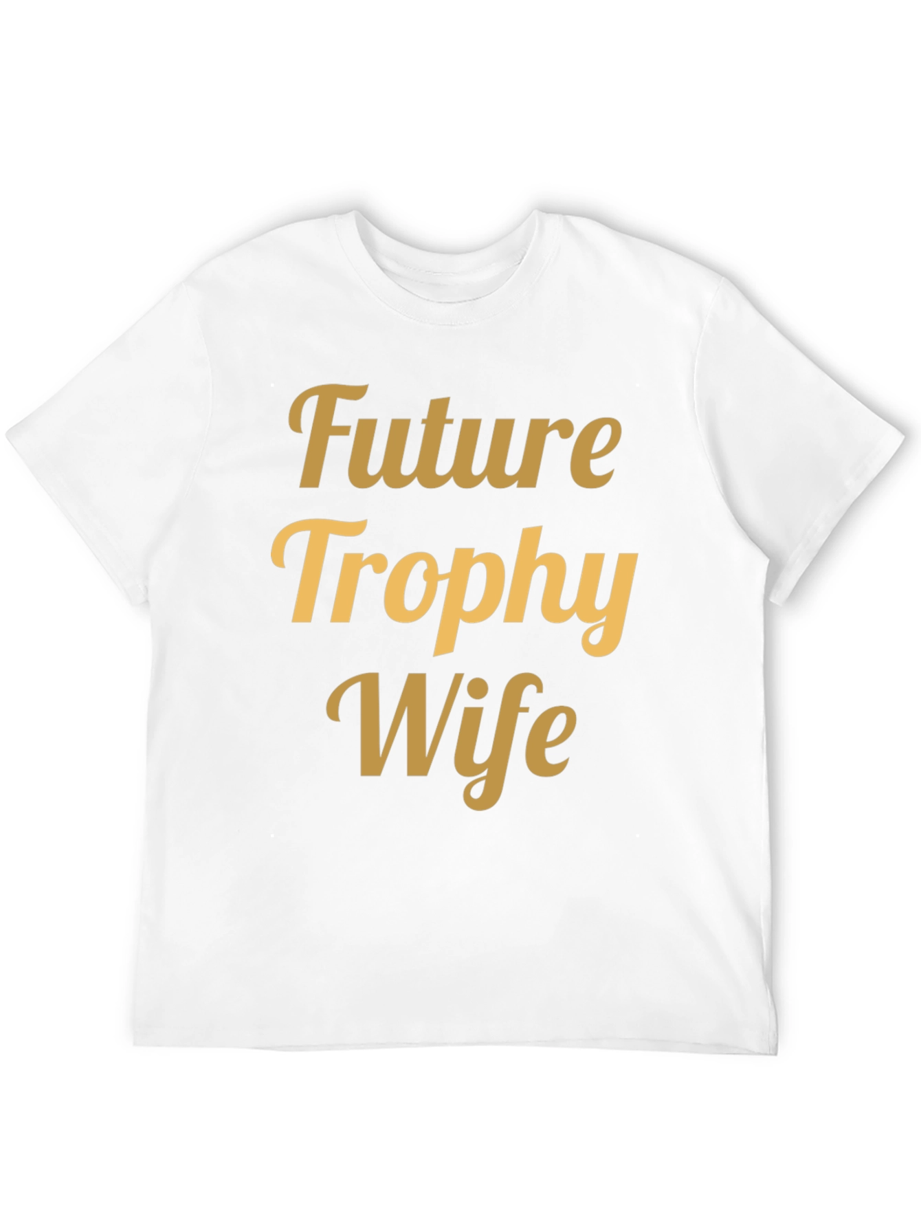 Black Future Trophy Wife T-Shirt - Funny Bachelor Party Tee view 12