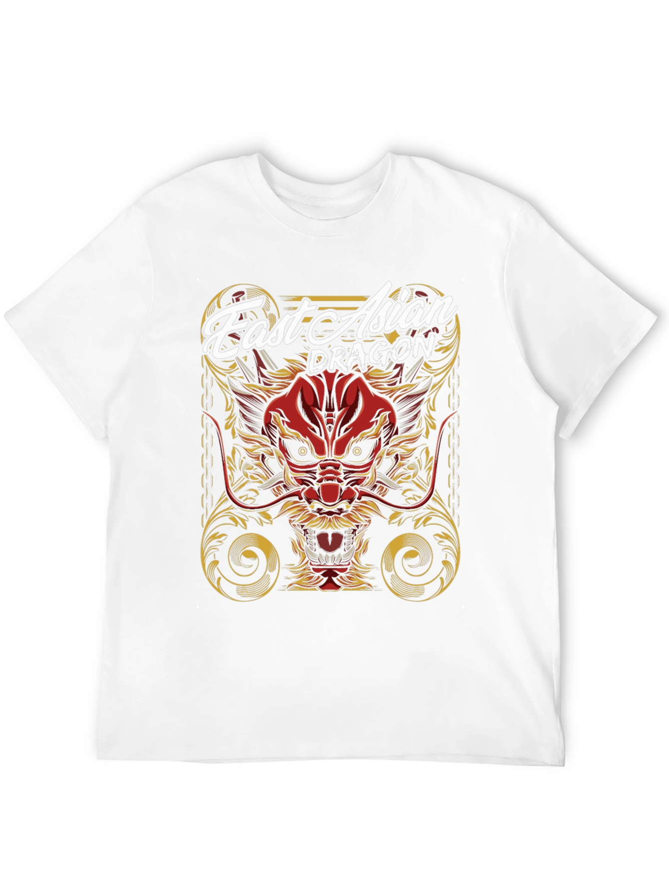 Black Fast Asian Dragon Graphic Tee view 12